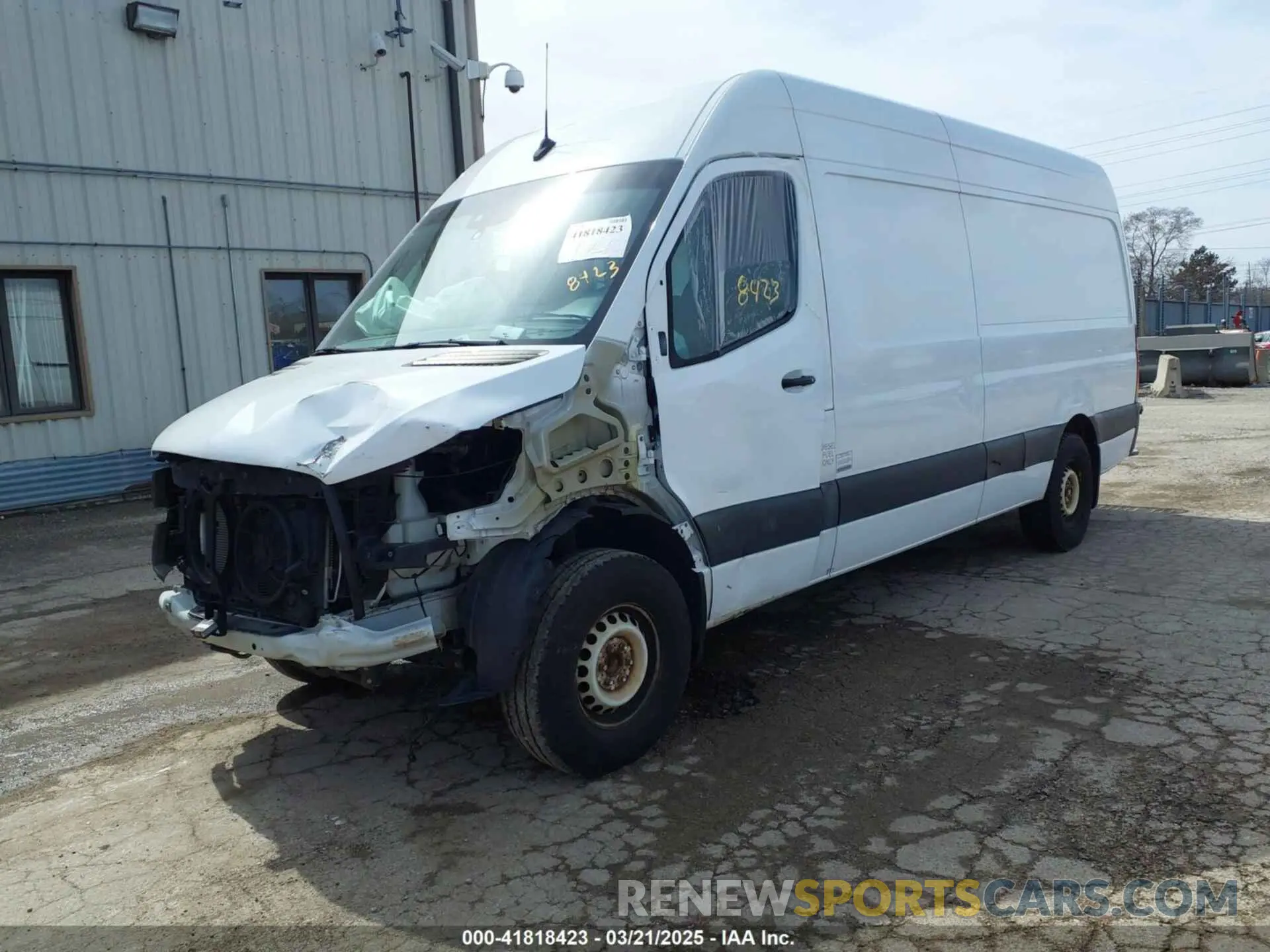 2 Фотография поврежденного автомобиля W1Y4DCHY9MT049716 MERCEDES-BENZ SPRINTER 2500 2021