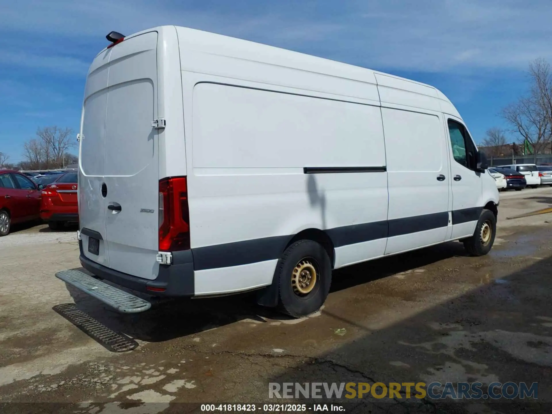 4 Фотография поврежденного автомобиля W1Y4DCHY9MT049716 MERCEDES-BENZ SPRINTER 2500 2021
