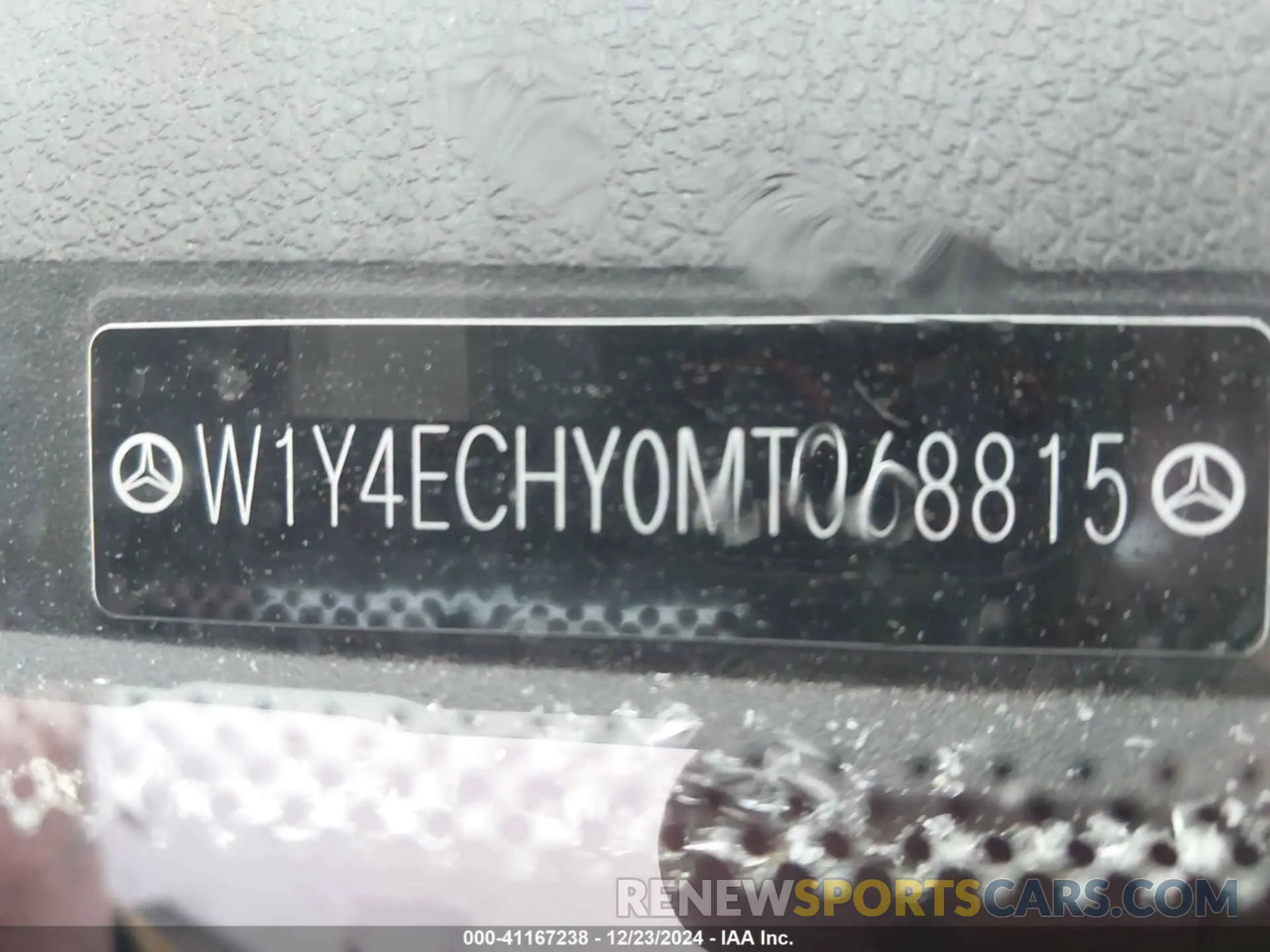 9 Фотография поврежденного автомобиля W1Y4ECHY0MT068815 MERCEDES-BENZ SPRINTER 2500 2021