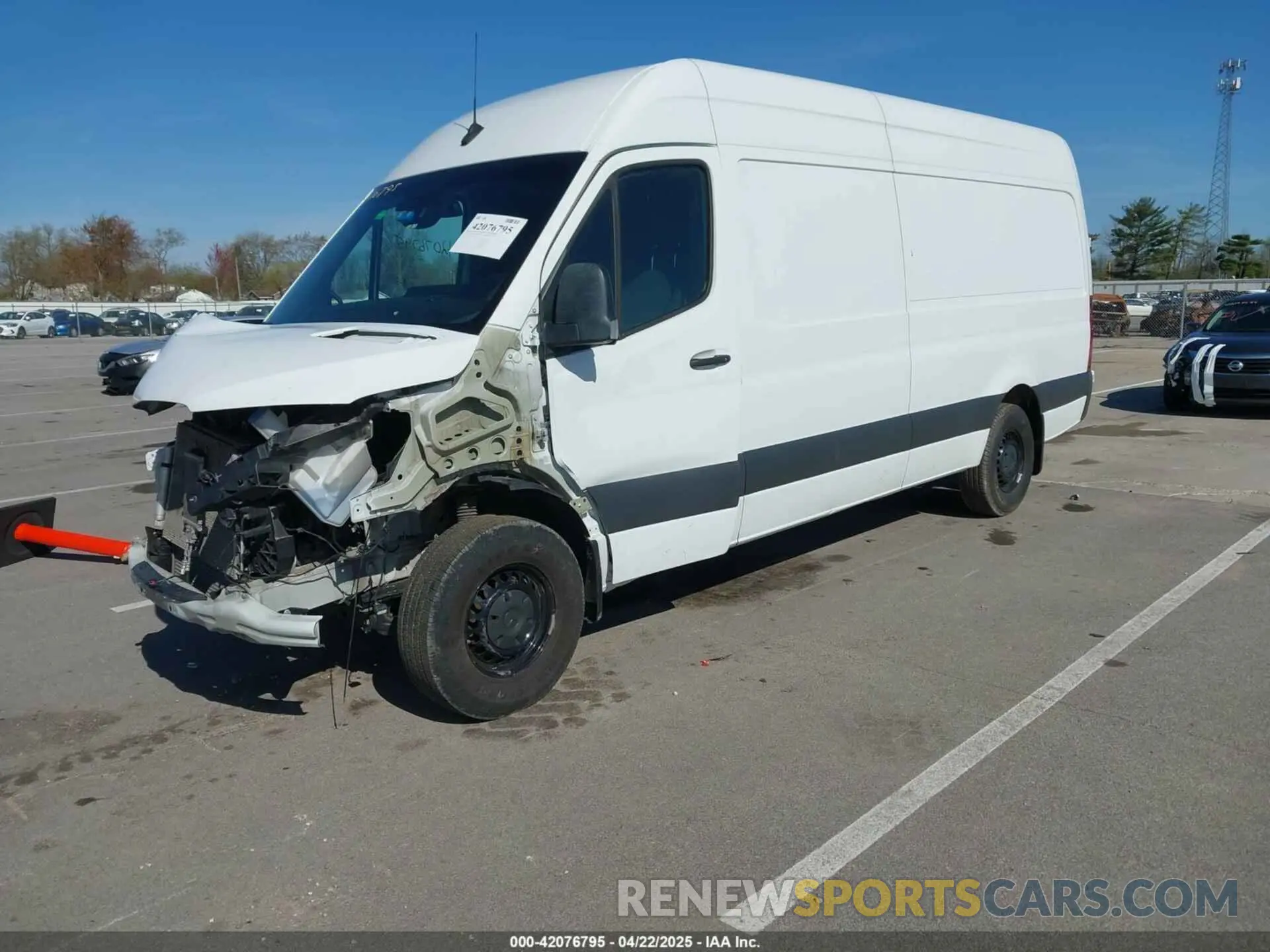 2 Фотография поврежденного автомобиля W1Y40CHY3NT120776 MERCEDES-BENZ SPRINTER 2500 2022