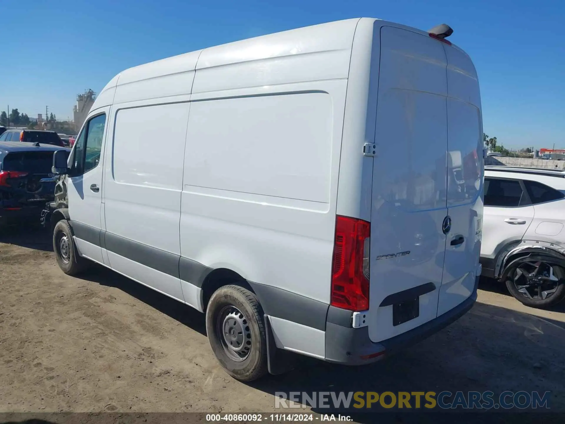 3 Photograph of a damaged car W1Y4DBHY4NT098690 MERCEDES-BENZ SPRINTER 2500 2022