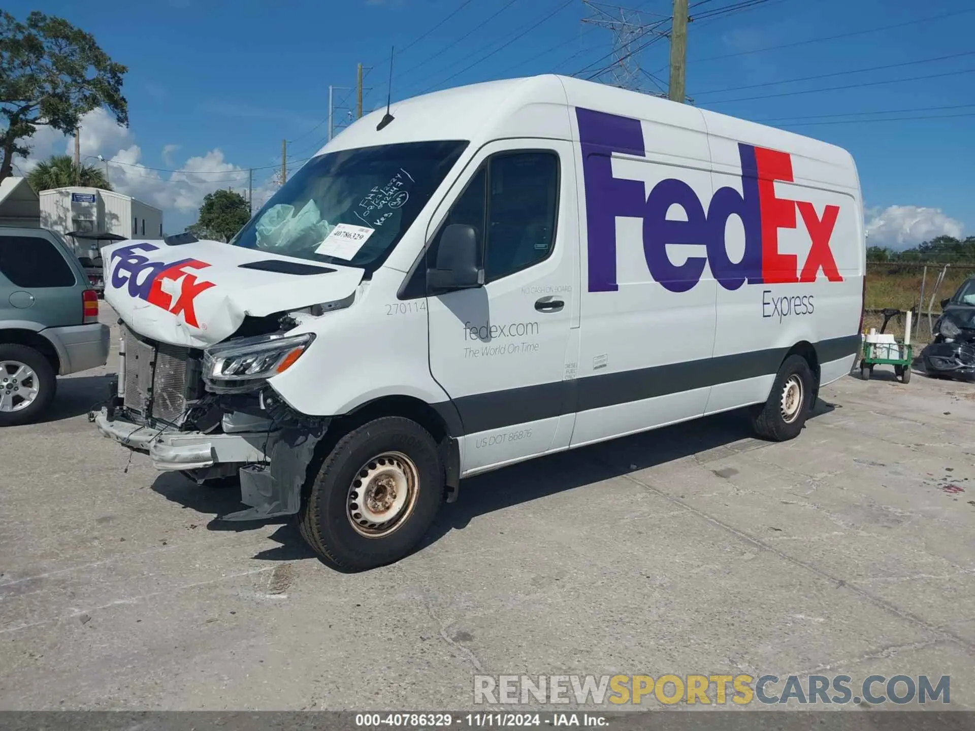 2 Photograph of a damaged car W1Y4DCHY2NT092747 MERCEDES-BENZ SPRINTER 2500 2022
