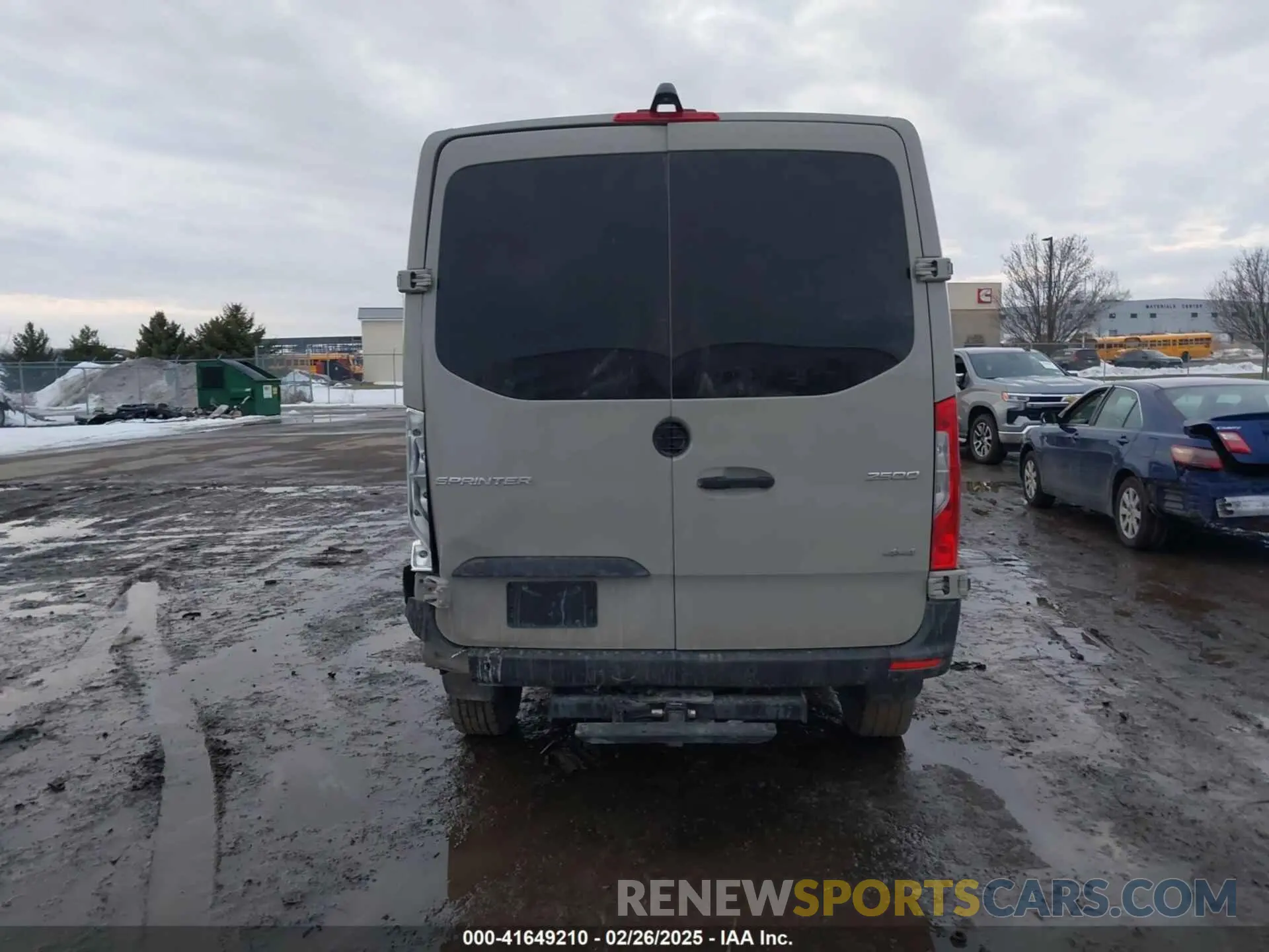 16 Фотография поврежденного автомобиля W1Y4EBVY0NT112828 MERCEDES-BENZ SPRINTER 2500 2022