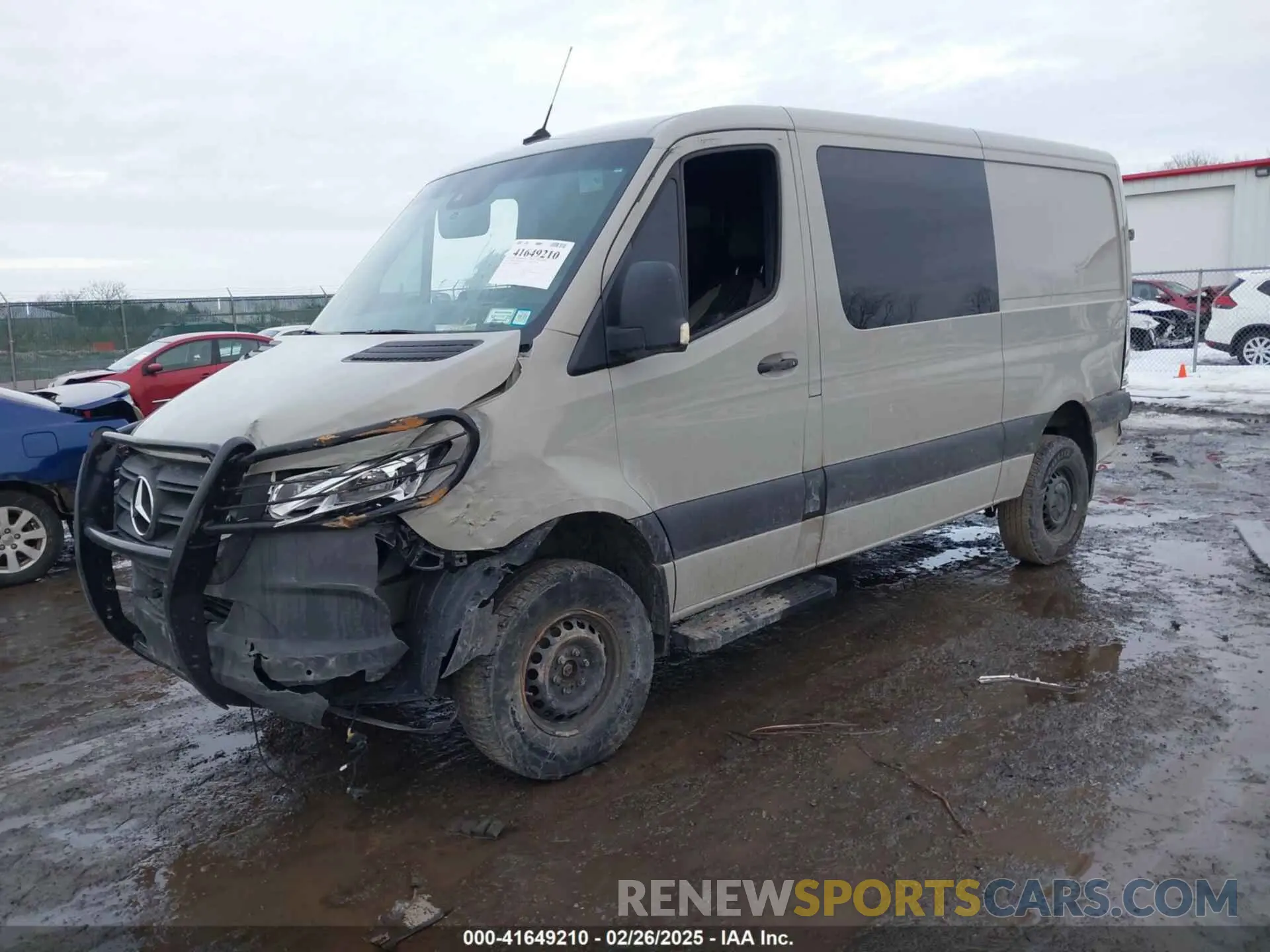 2 Фотография поврежденного автомобиля W1Y4EBVY0NT112828 MERCEDES-BENZ SPRINTER 2500 2022