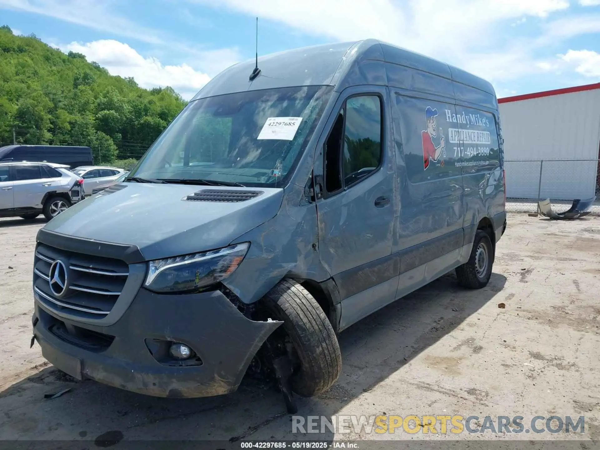 2 Photograph of a damaged car W1Y4EBVYXNT102355 MERCEDES-BENZ SPRINTER 2500 2022