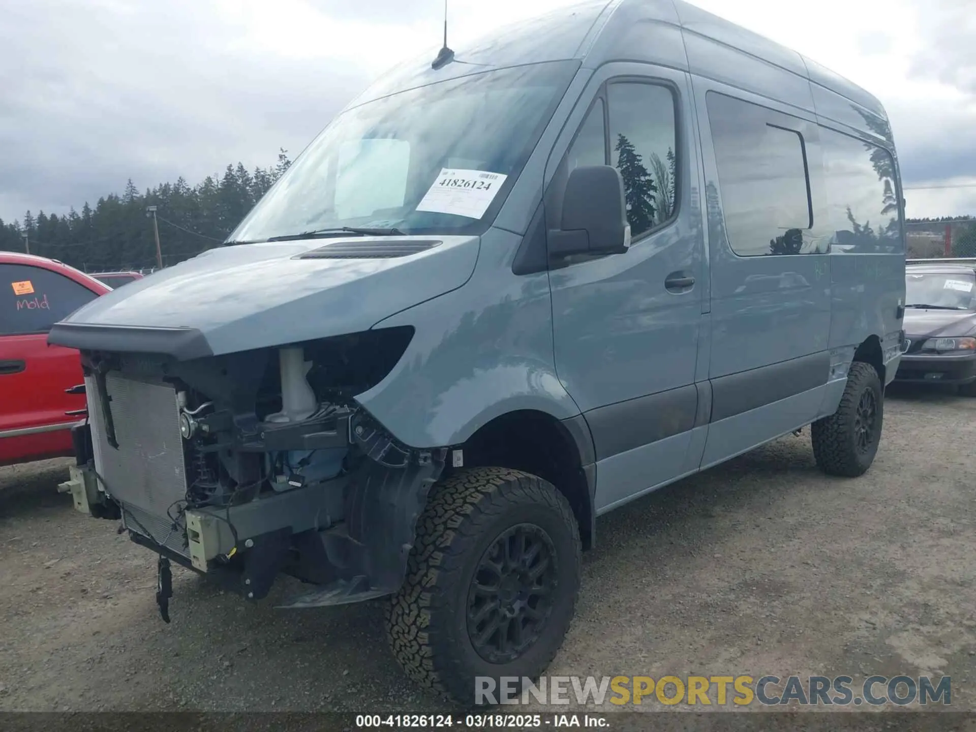 2 Photograph of a damaged car W1W4NBVY8PT131445 MERCEDES-BENZ SPRINTER 2500 2023
