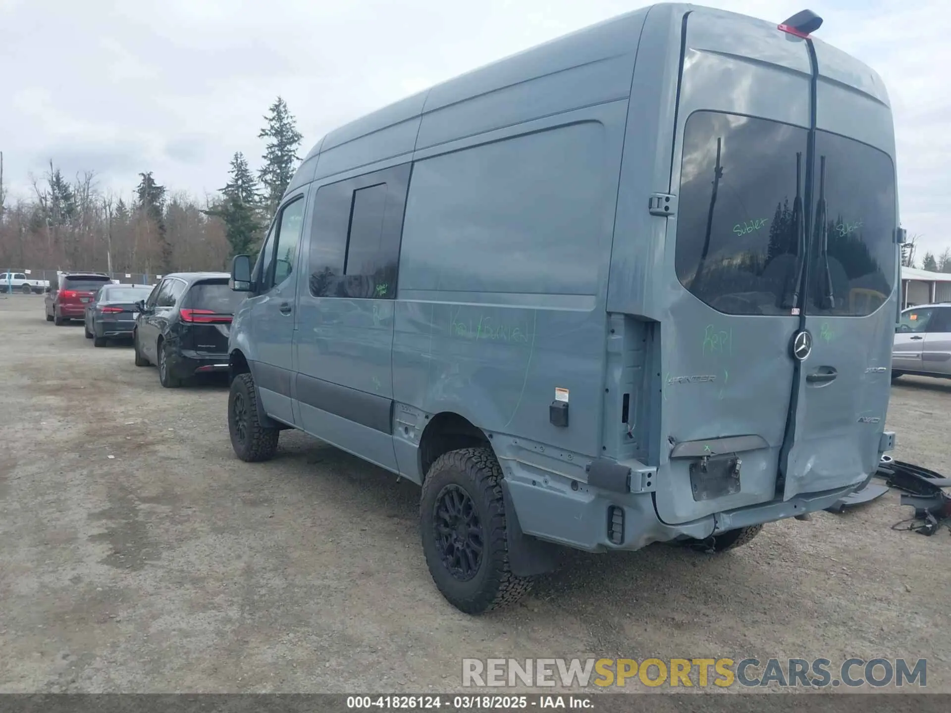 3 Photograph of a damaged car W1W4NBVY8PT131445 MERCEDES-BENZ SPRINTER 2500 2023