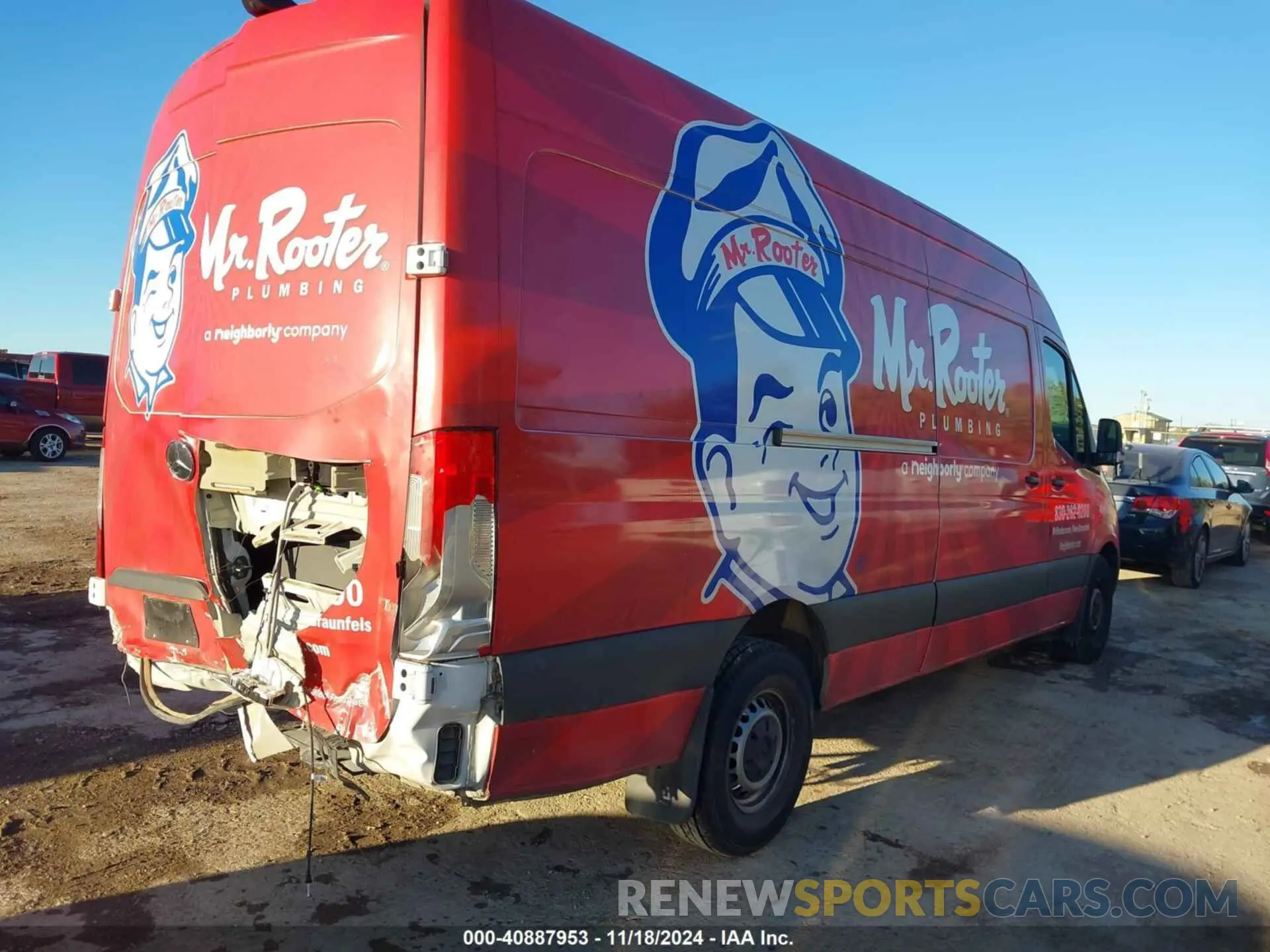 4 Photograph of a damaged car W1Y40CHY6PT124422 MERCEDES-BENZ SPRINTER 2500 2023