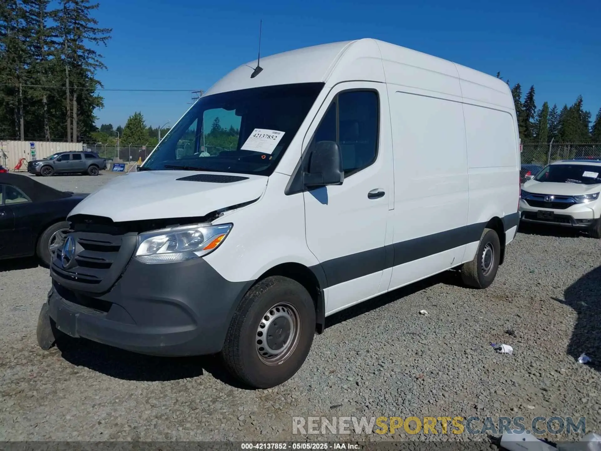 2 Photograph of a damaged car W1Y4KBHY4PT139571 MERCEDES-BENZ SPRINTER 2500 2023