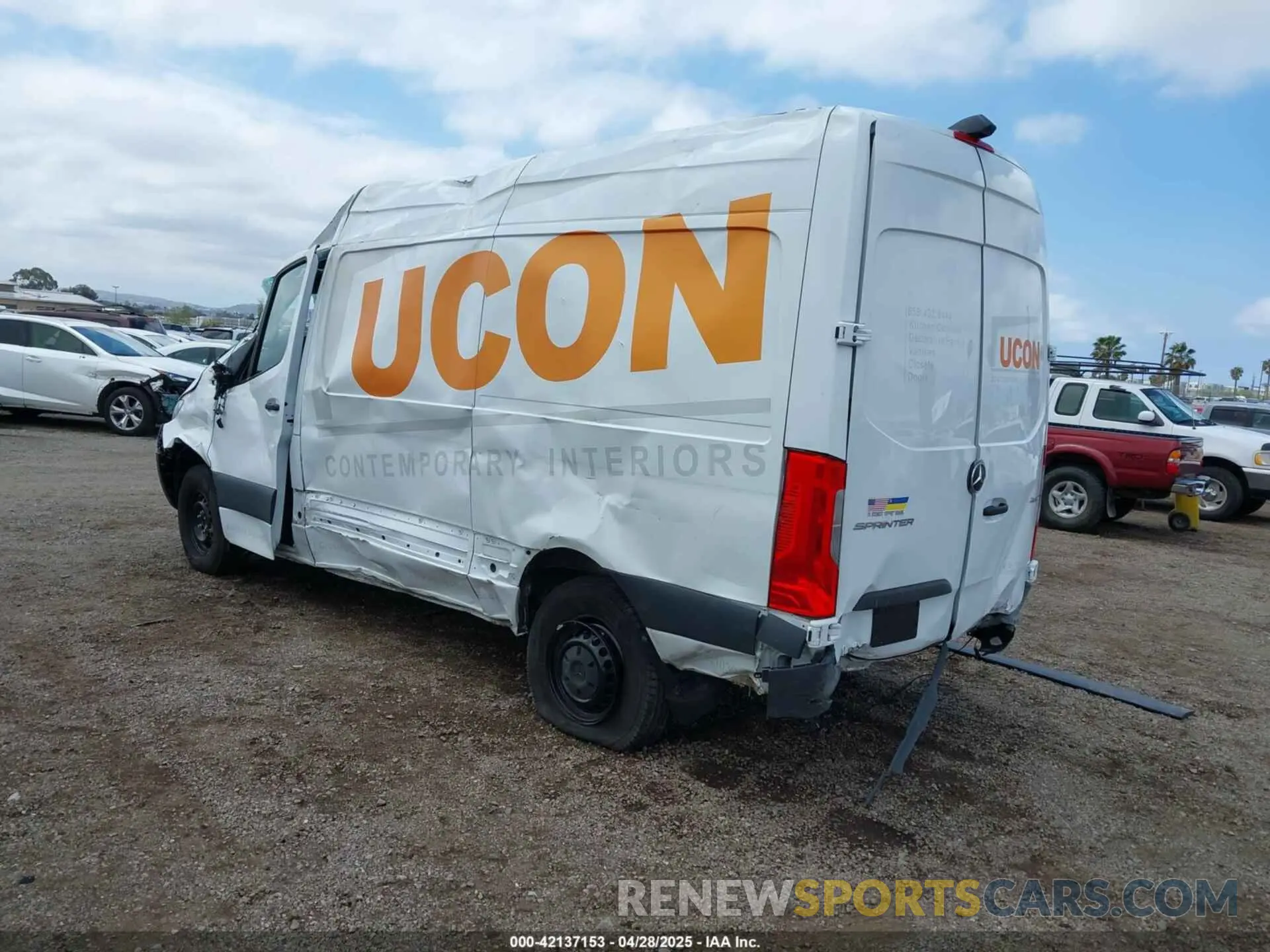 3 Photograph of a damaged car W1Y4KBHY7PT146269 MERCEDES-BENZ SPRINTER 2500 2023