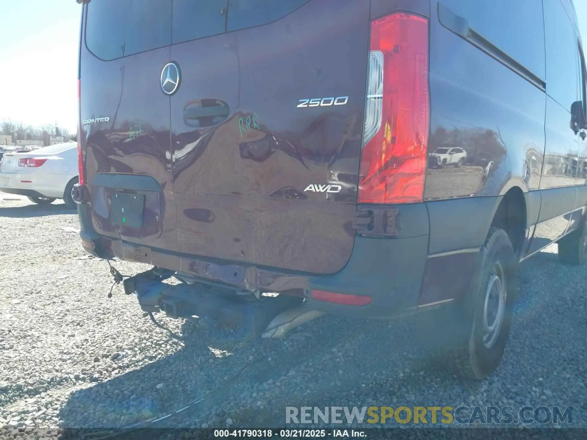 17 Фотография поврежденного автомобиля W1Z4NFVY9RP708618 MERCEDES-BENZ SPRINTER 2500 2024