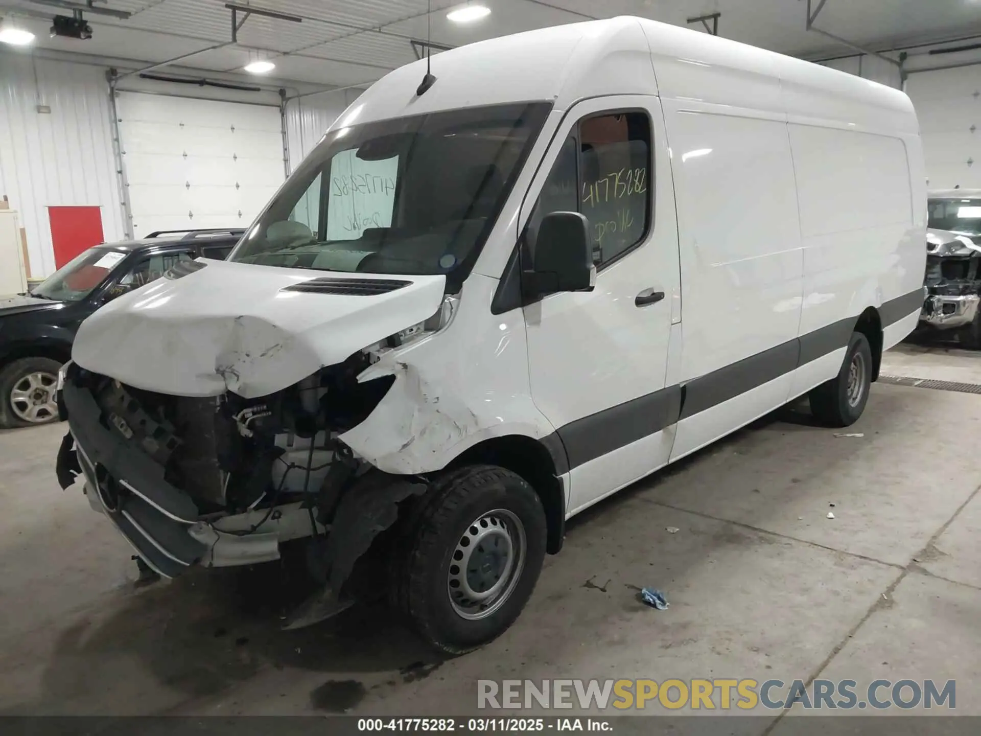 2 Photograph of a damaged car W1Y5EDHY7MT058597 MERCEDES-BENZ SPRINTER 3500 2021