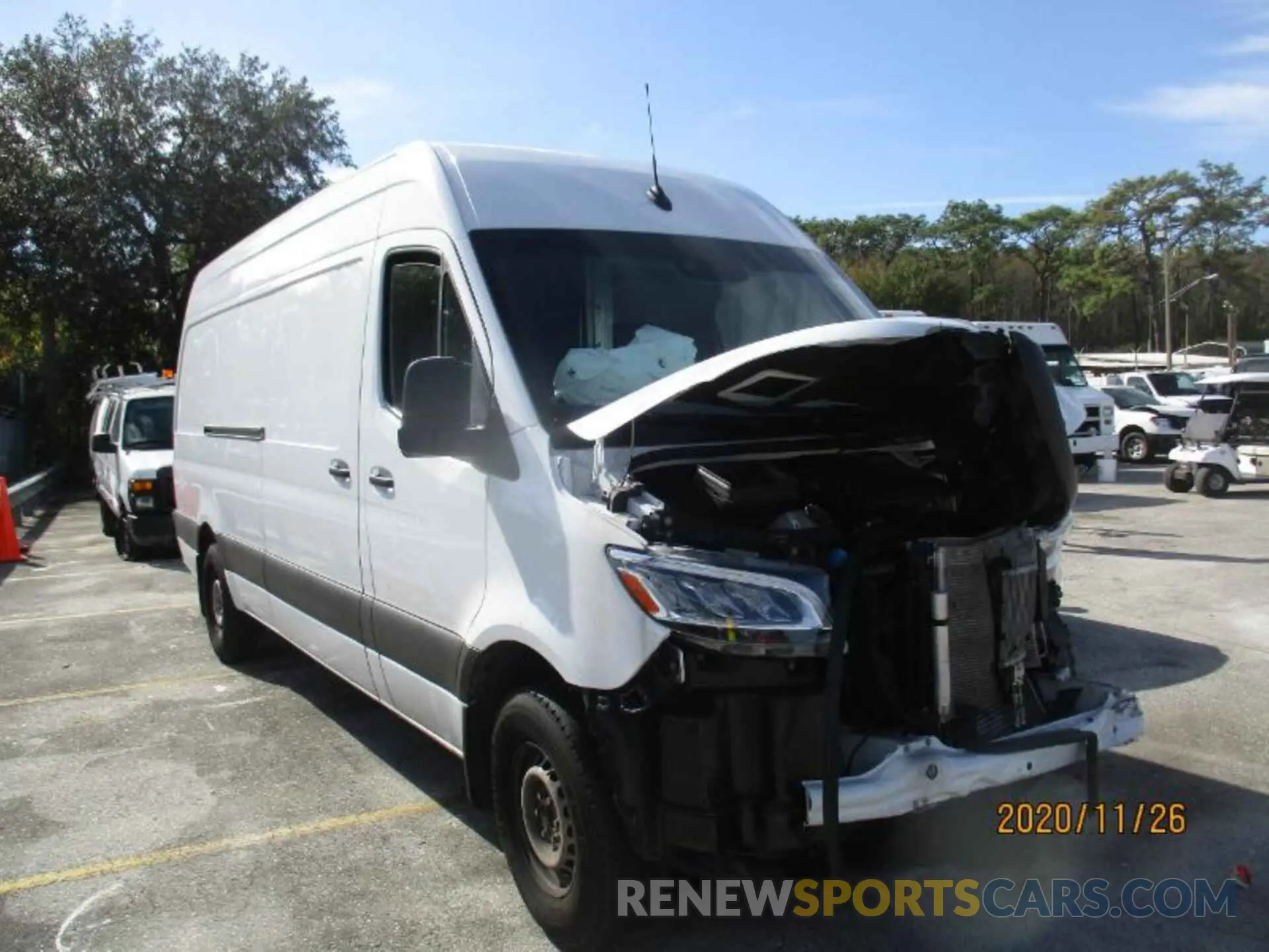 3 Photograph of a damaged car WD3PF1CD5KP164432 MERCEDES-BENZ SPRINTER CARGO VAN 2019