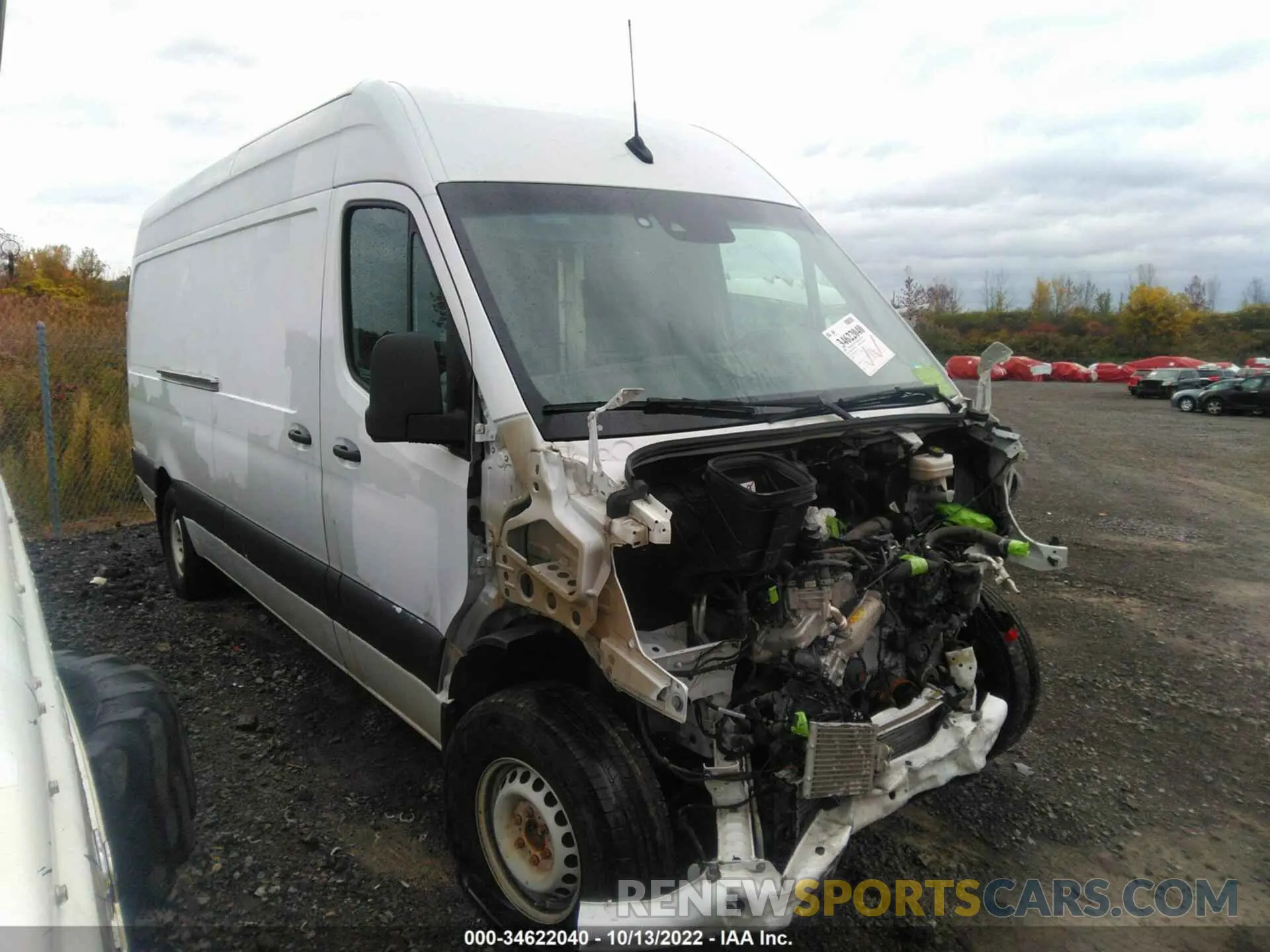 1 Photograph of a damaged car WD3PF1CD7KP057110 MERCEDES-BENZ SPRINTER CARGO VAN 2019