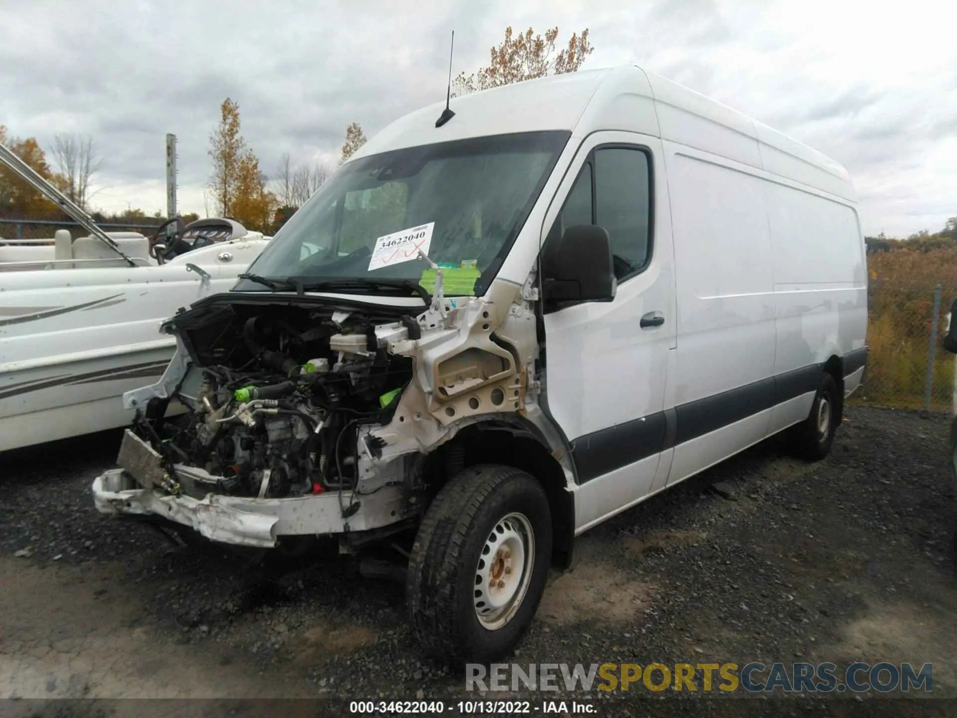 2 Photograph of a damaged car WD3PF1CD7KP057110 MERCEDES-BENZ SPRINTER CARGO VAN 2019