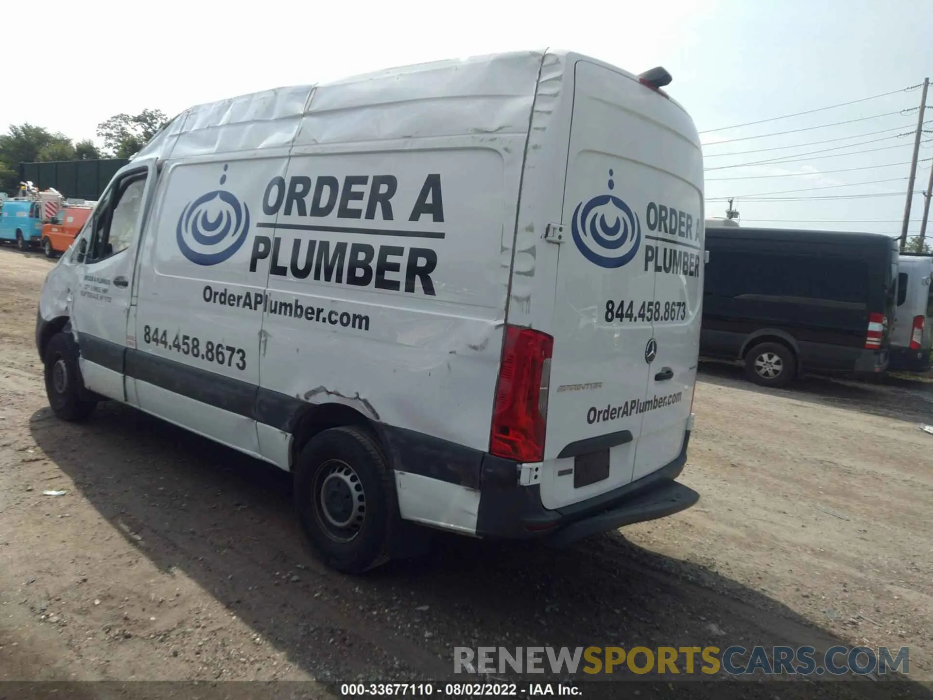 3 Photograph of a damaged car W1Y4EBHY2LT028597 MERCEDES-BENZ SPRINTER CARGO VAN 2020