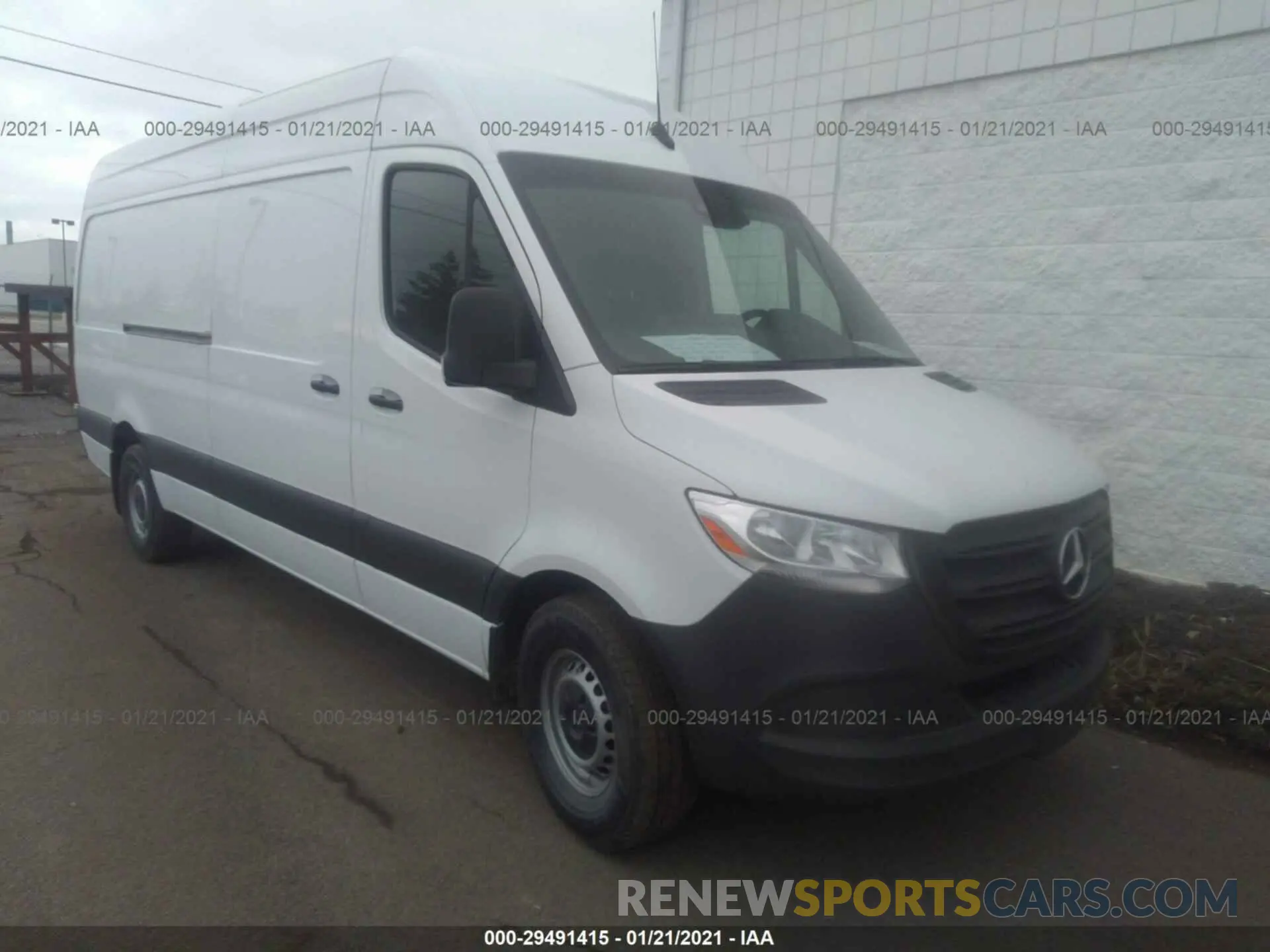 1 Photograph of a damaged car W1Y4ECHY9LT043071 MERCEDES-BENZ SPRINTER CARGO VAN 2020