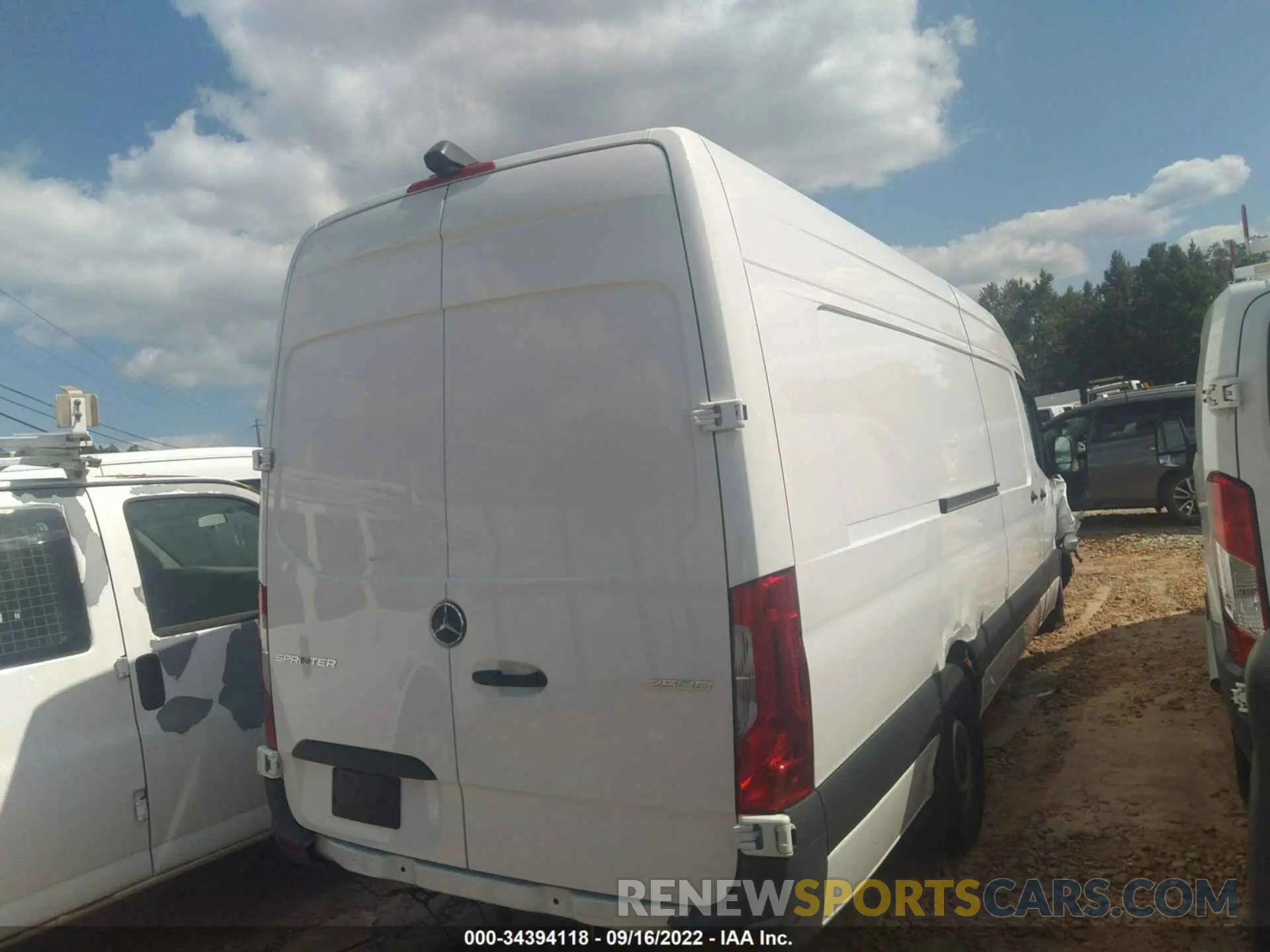 4 Photograph of a damaged car W1W4EDHY8MT054109 MERCEDES-BENZ SPRINTER CARGO VAN 2021