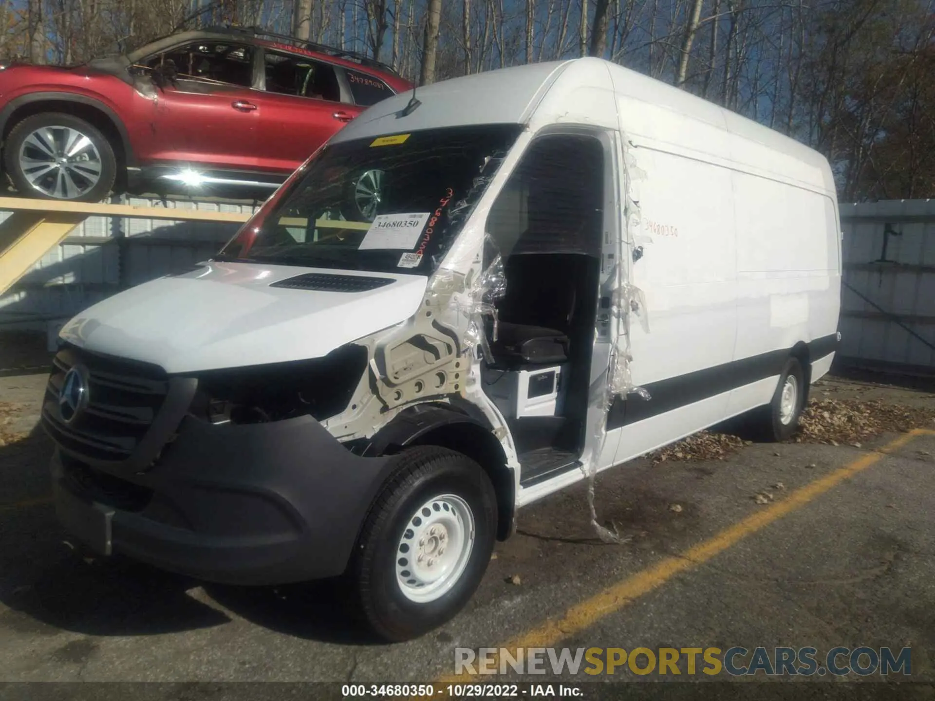 2 Photograph of a damaged car W1Y4DCHY1MT072939 MERCEDES-BENZ SPRINTER CARGO VAN 2021