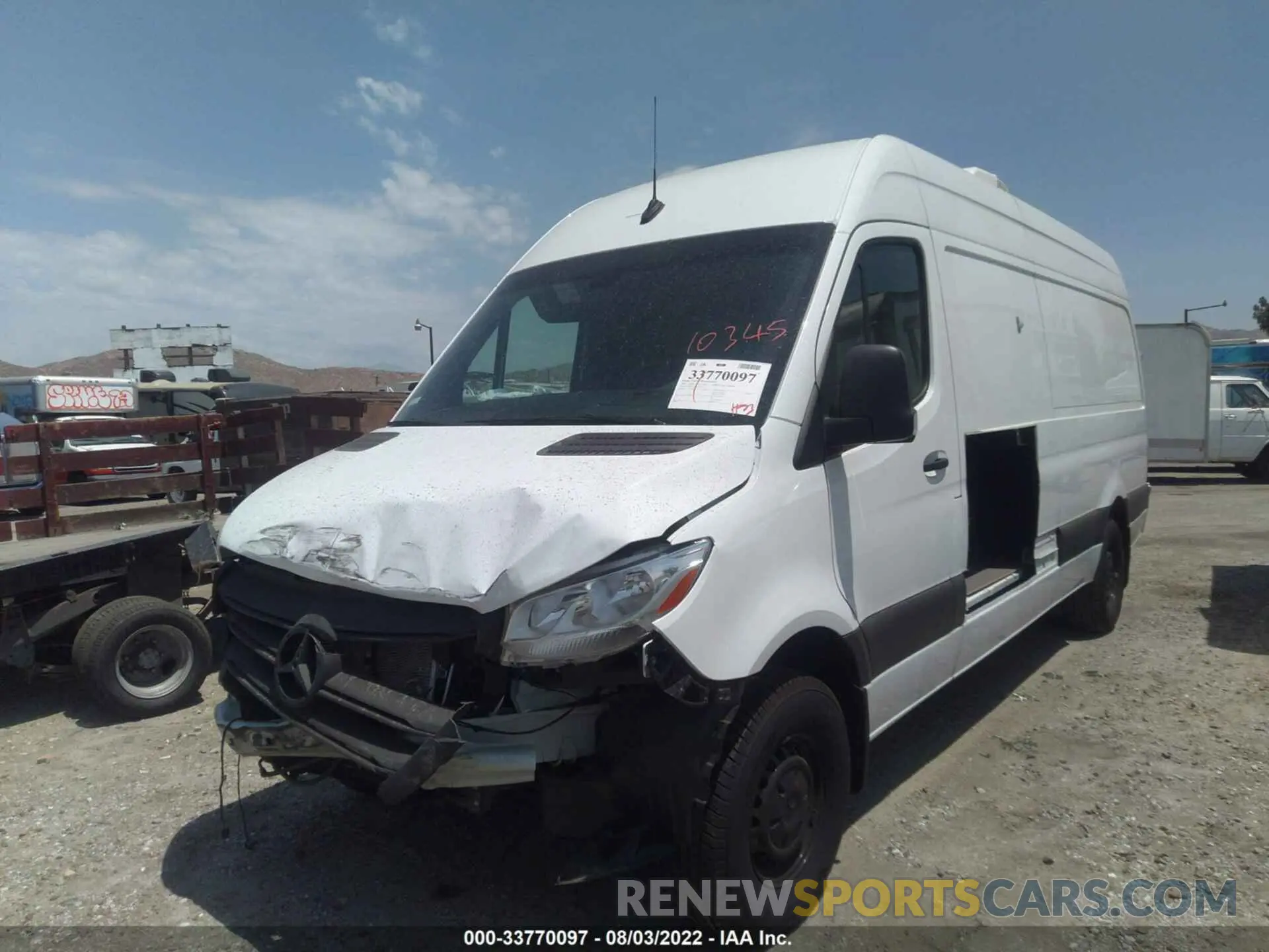1 Photograph of a damaged car W1Y4ECHY2MT076950 MERCEDES-BENZ SPRINTER CARGO VAN 2021