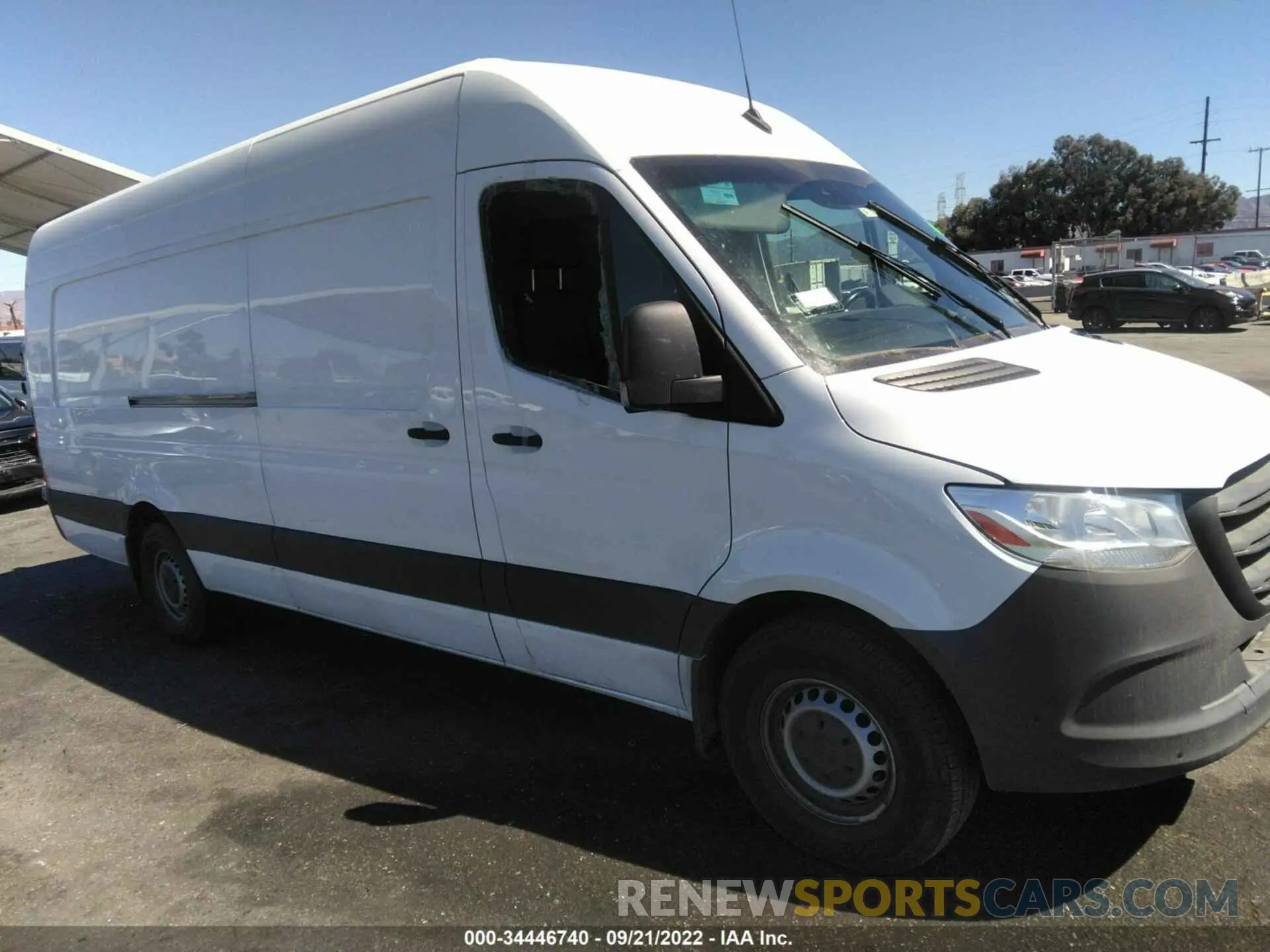 6 Photograph of a damaged car W1Y4EDHY3MT075960 MERCEDES-BENZ SPRINTER CARGO VAN 2021