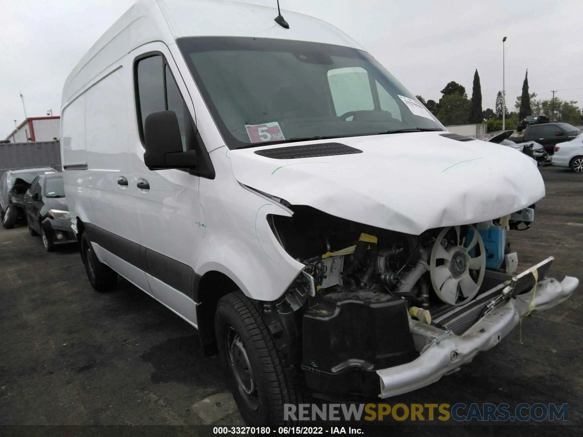 1 Photograph of a damaged car W1Y4DBHY8NT087238 MERCEDES-BENZ SPRINTER CARGO VAN 2022