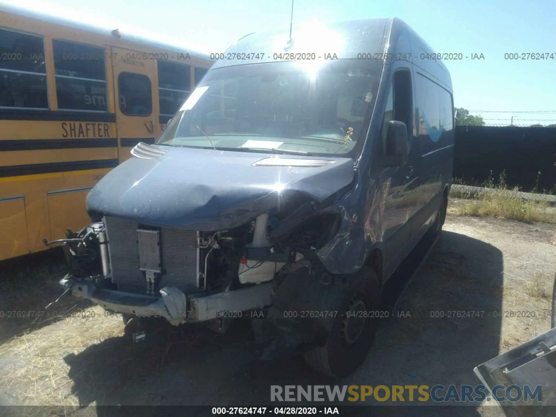 2 Photograph of a damaged car WD4PF0CD5KT004466 MERCEDES-BENZ SPRINTER VAN 2019