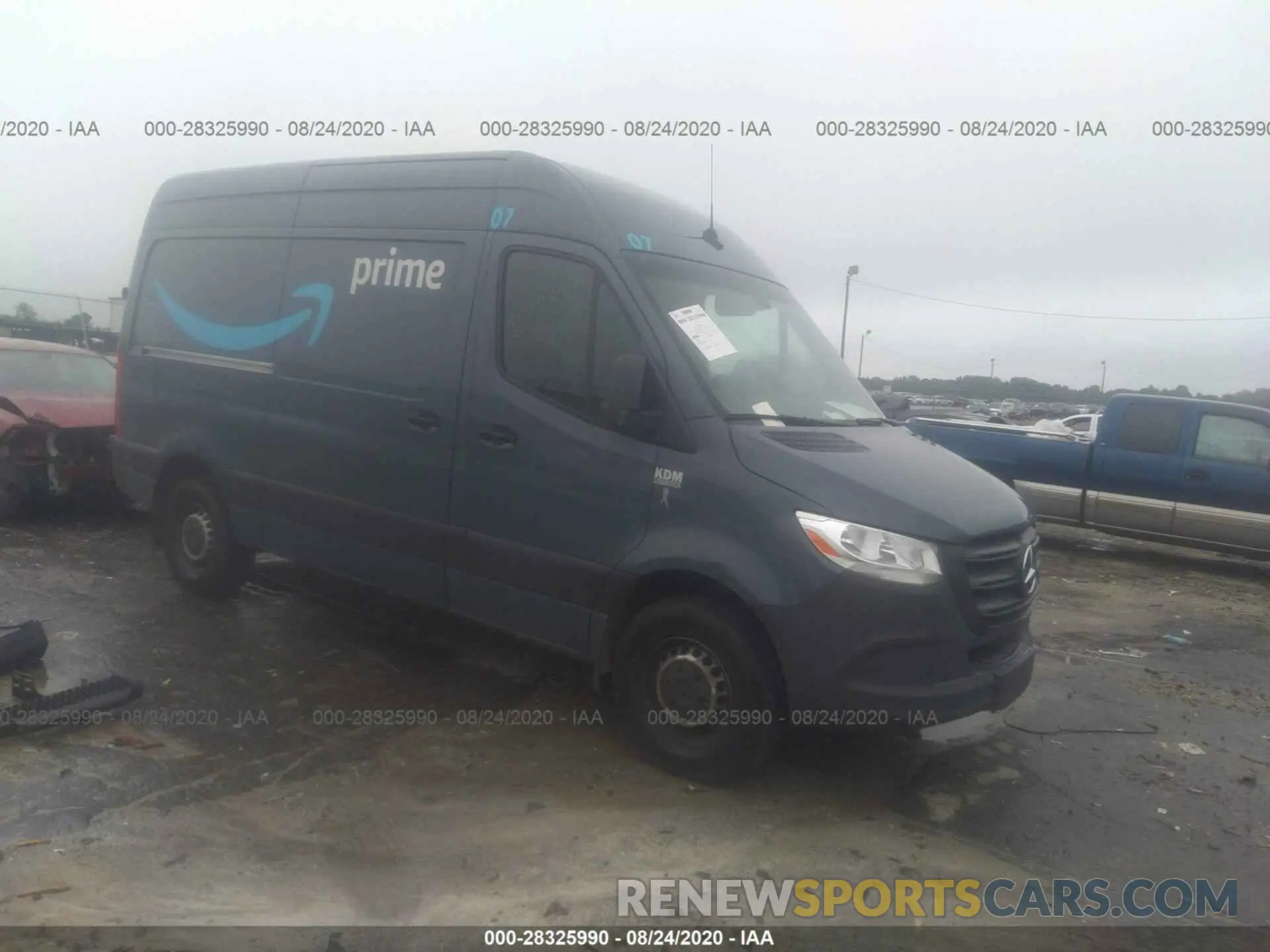 1 Photograph of a damaged car WD4PF0CD8KP032013 MERCEDES-BENZ SPRINTER VAN 2019