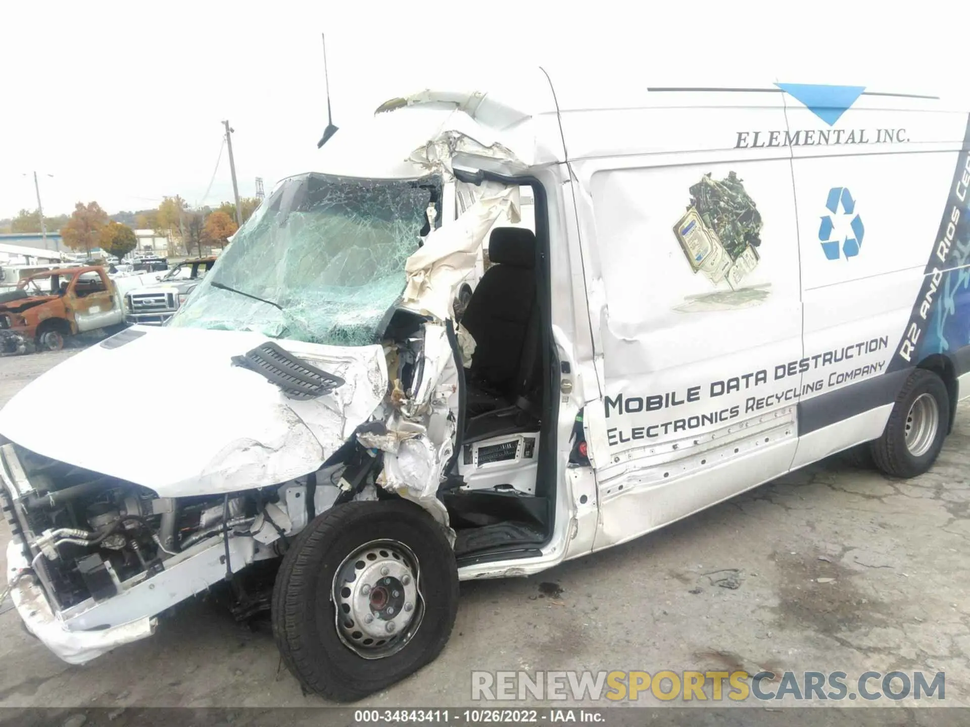 13 Photograph of a damaged car WD4PF4CD1KP163629 MERCEDES-BENZ SPRINTER VAN 2019