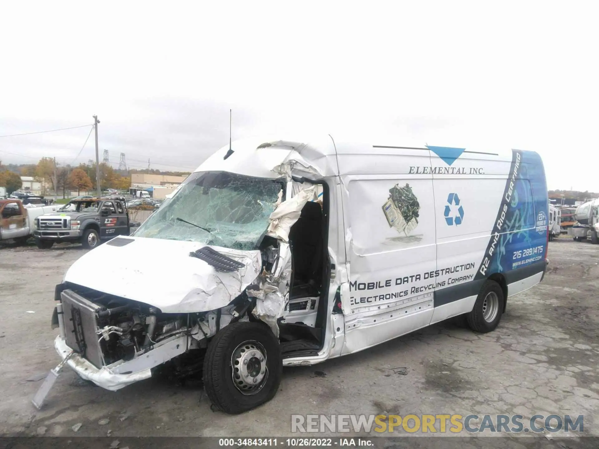2 Photograph of a damaged car WD4PF4CD1KP163629 MERCEDES-BENZ SPRINTER VAN 2019