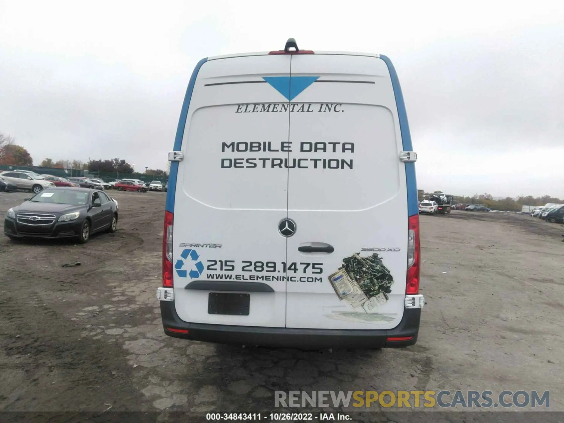 8 Photograph of a damaged car WD4PF4CD1KP163629 MERCEDES-BENZ SPRINTER VAN 2019