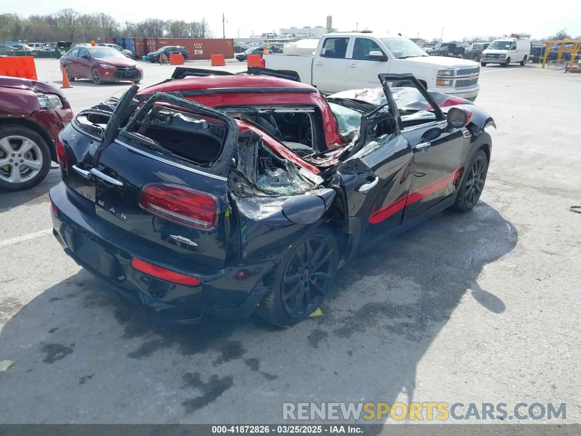 4 Фотография поврежденного автомобиля WMWJZ9C08M2N75173 MINI CLUBMAN 2021