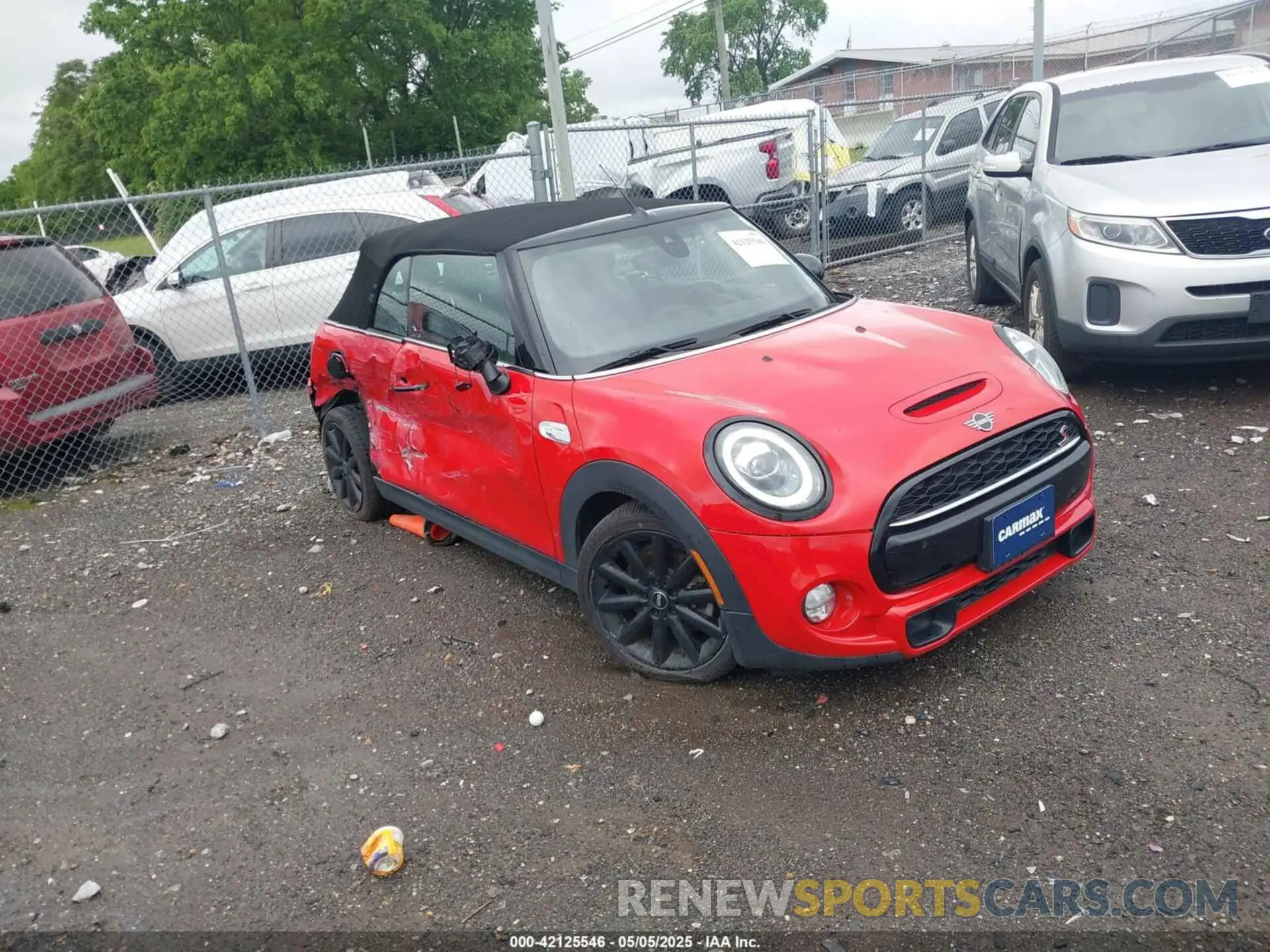 1 Фотография поврежденного автомобиля WMWWG9C51K3E39565 MINI CONVERTIBLE 2019