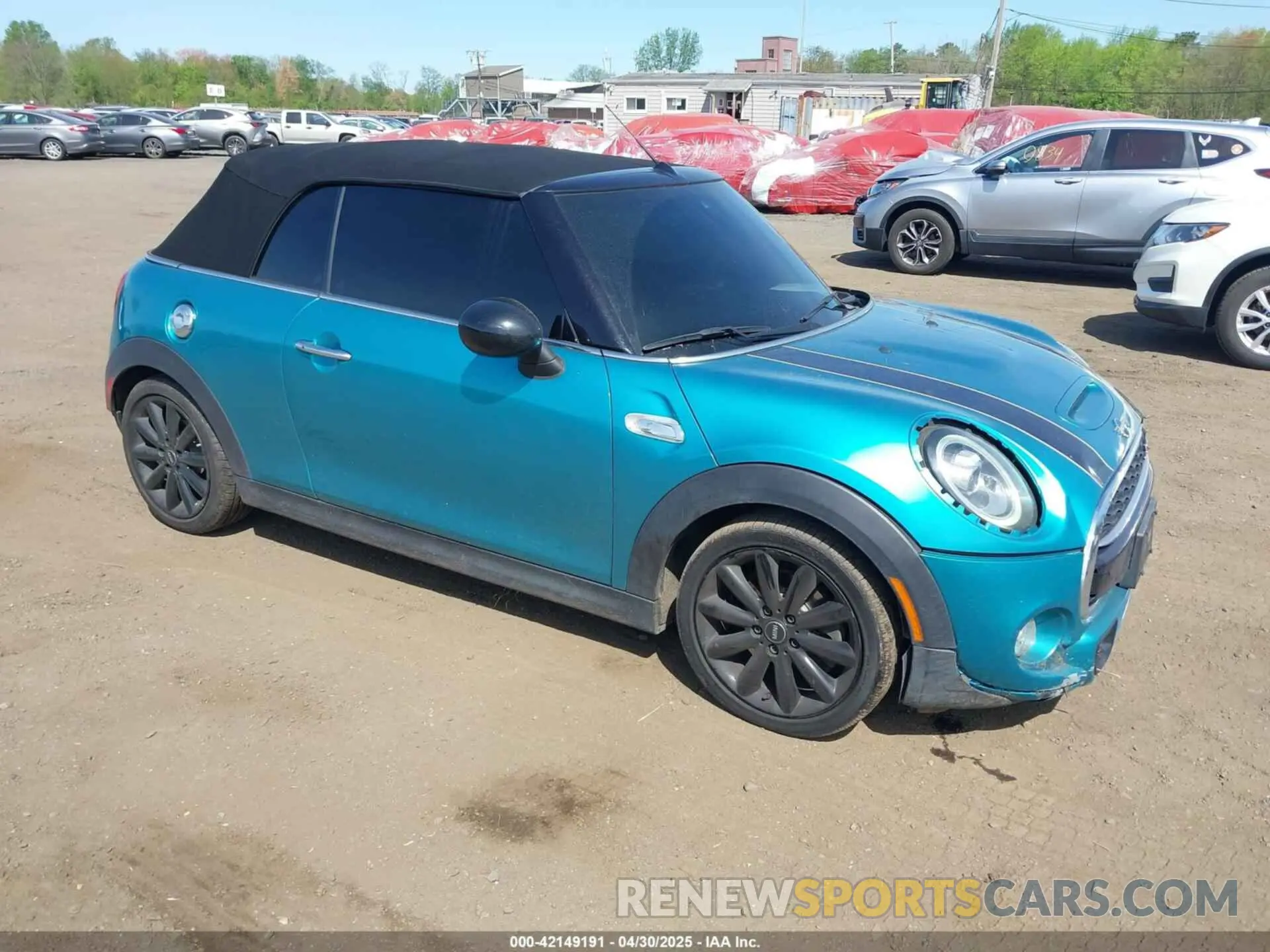1 Photograph of a damaged car WMWWG9C54K3E41195 MINI CONVERTIBLE 2019