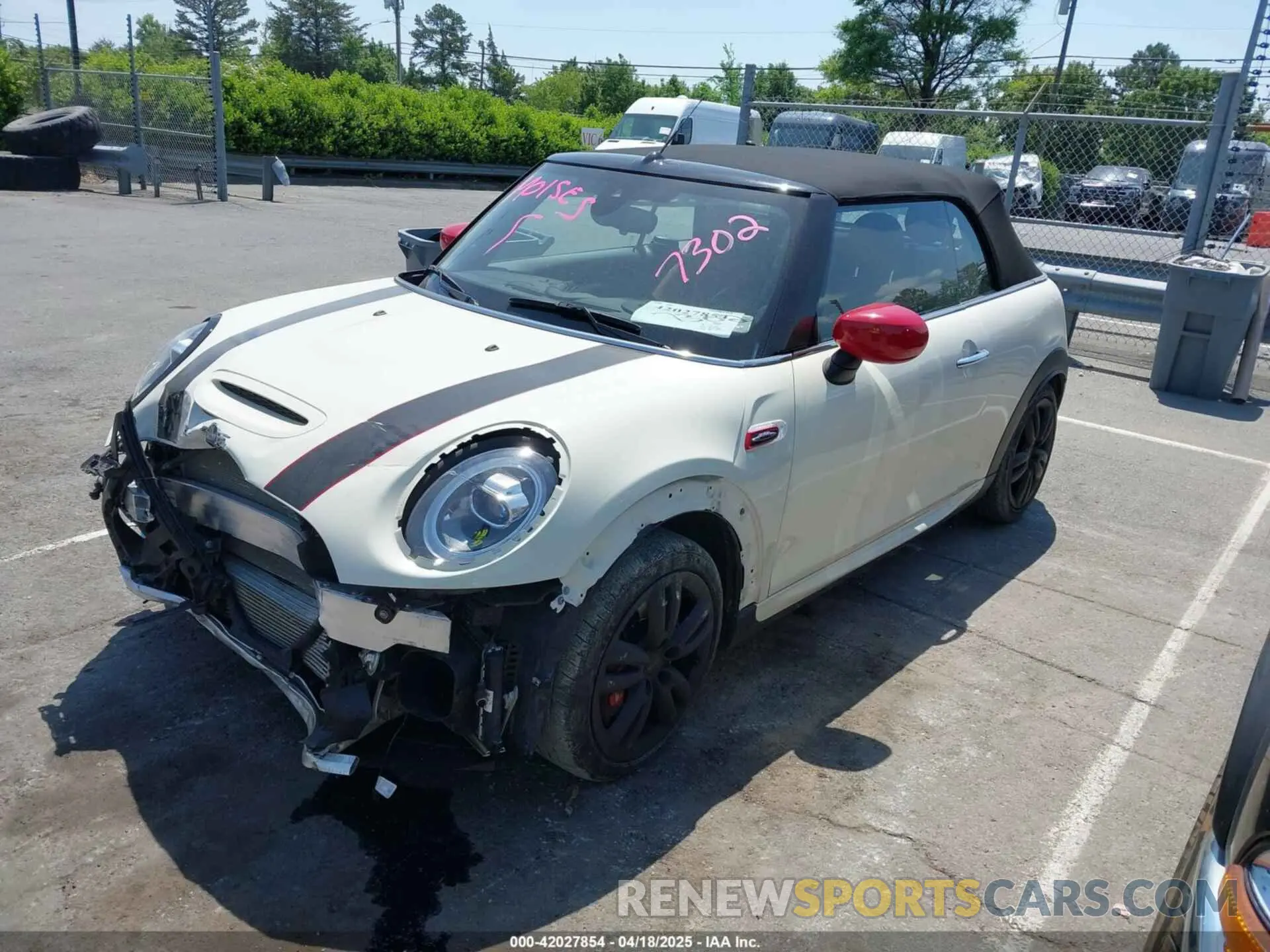 2 Photograph of a damaged car WMWWJ9C0XM3M07302 MINI CONVERTIBLE 2021