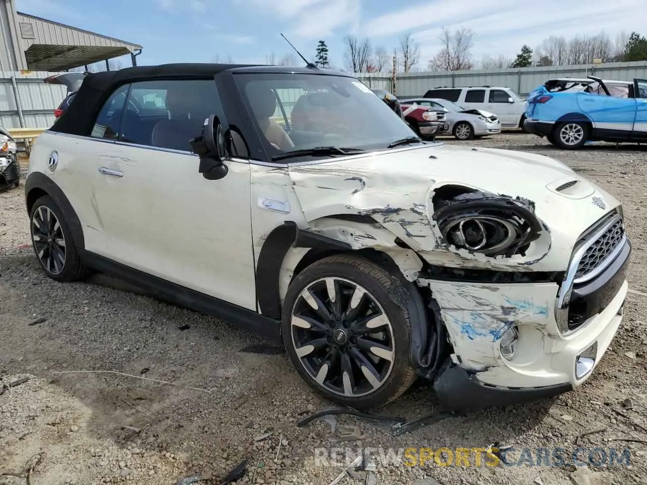 4 Фотография поврежденного автомобиля WMWWG9C51K3E39856 MINI COOPER 2019