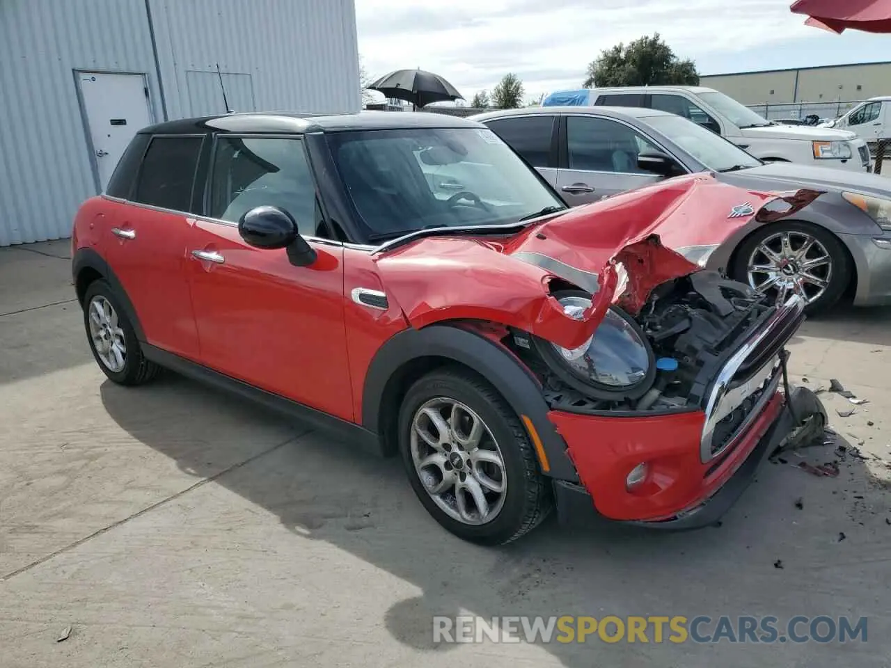 4 Фотография поврежденного автомобиля WMWXU1C54K2J02292 MINI COOPER 2019