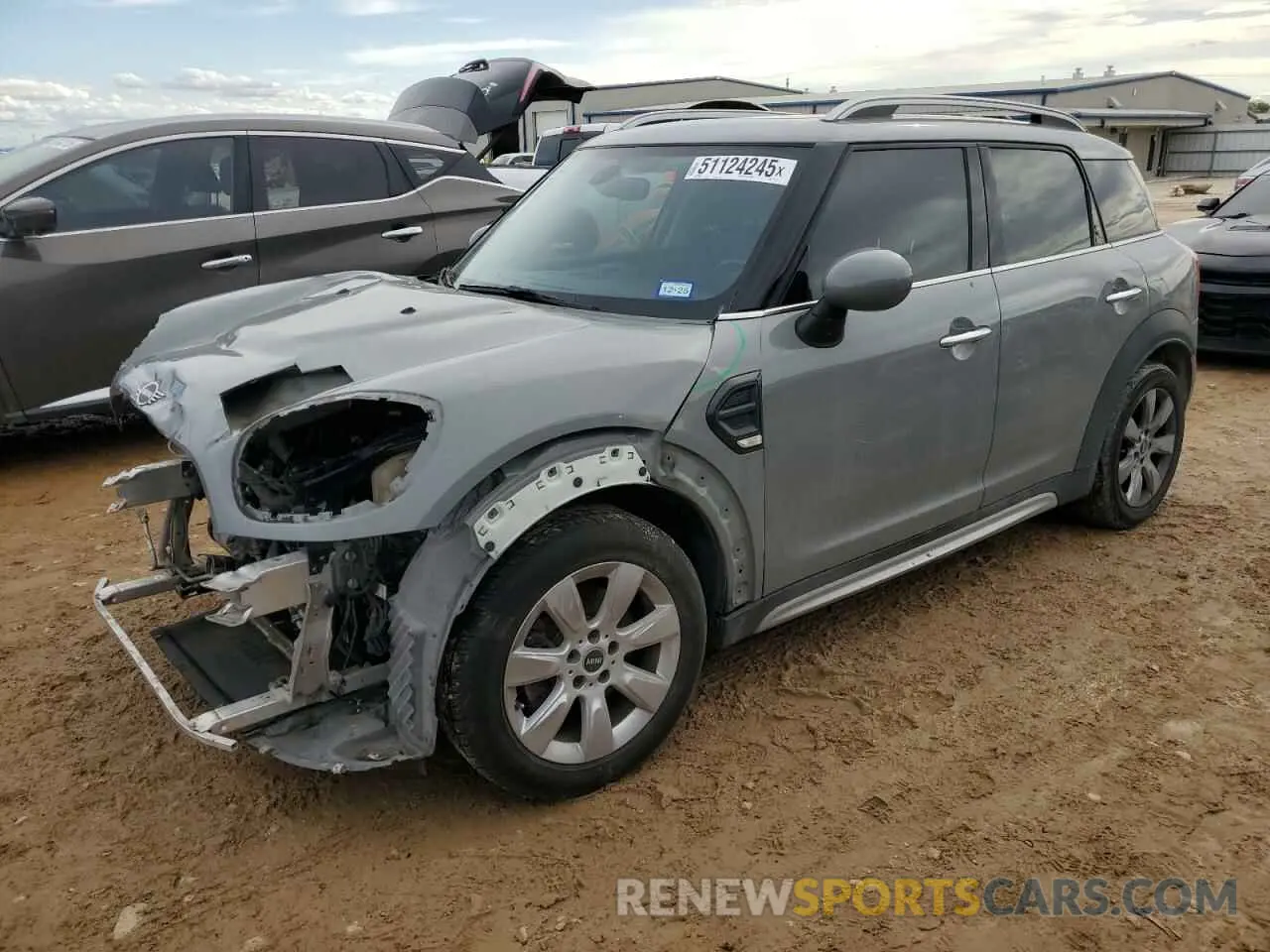 1 Photograph of a damaged car WMZYS7C52K3F45764 MINI COOPER 2019
