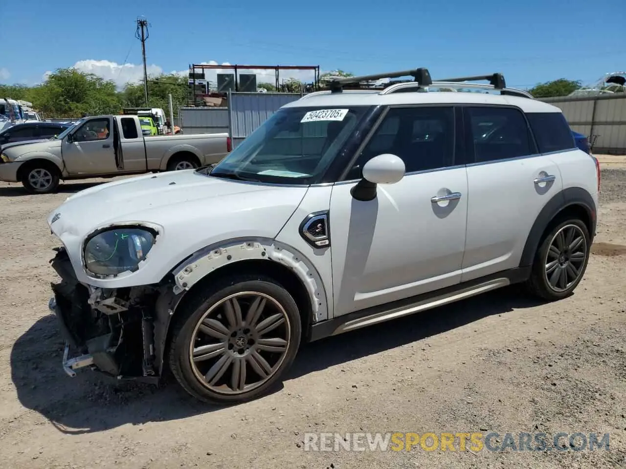 1 Photograph of a damaged car WMZYT3C56K3E95103 MINI COOPER 2019