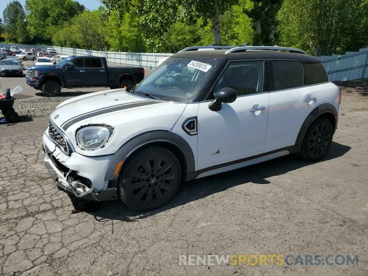 1 Photograph of a damaged car WMZYT5C54K3E63732 MINI COOPER 2019