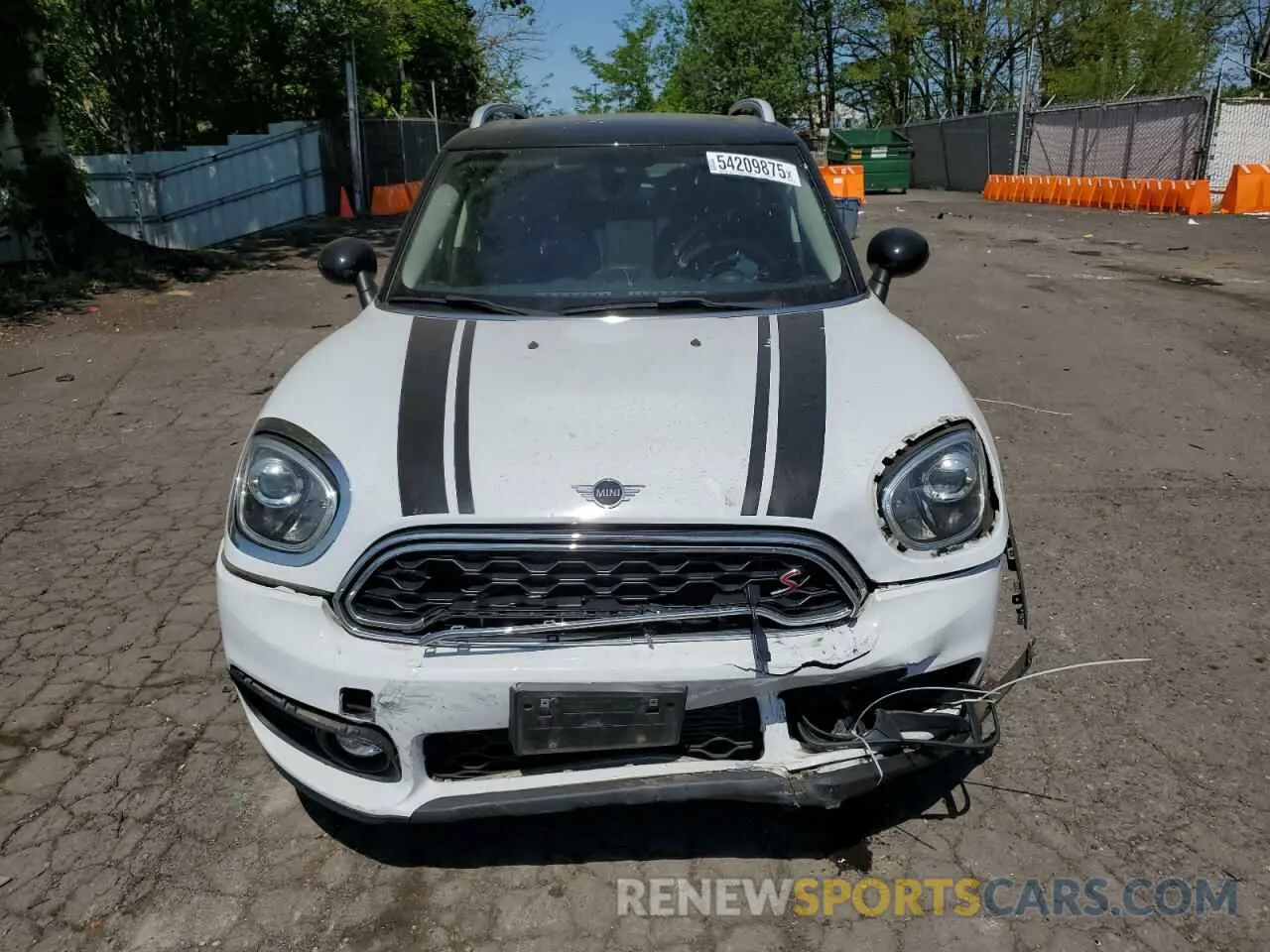 5 Photograph of a damaged car WMZYT5C54K3E63732 MINI COOPER 2019