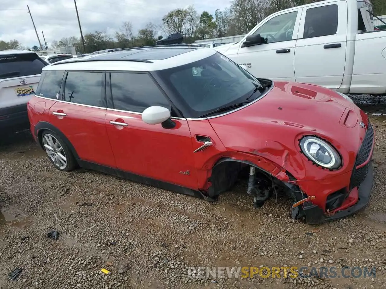 4 Photograph of a damaged car WMWJZ9C0XL2L38957 MINI COOPER 2020