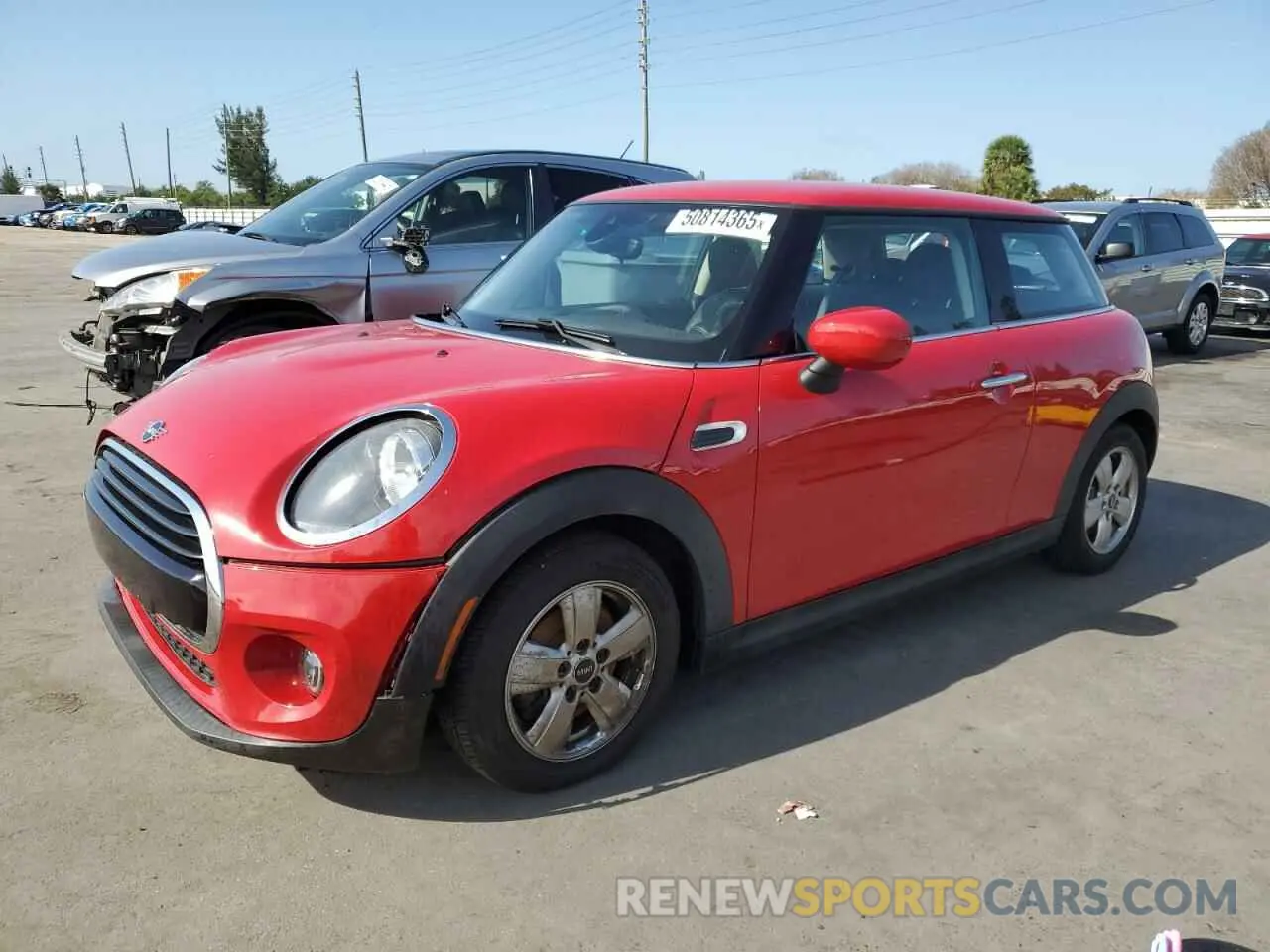1 Photograph of a damaged car WMWXR3C06L2L86396 MINI COOPER 2020