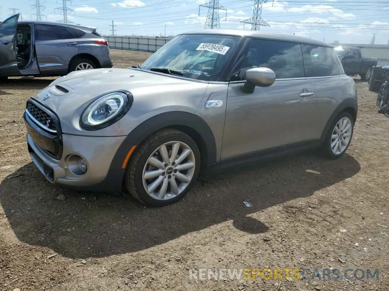 1 Photograph of a damaged car WMWXR5C07L2M30160 MINI COOPER 2020
