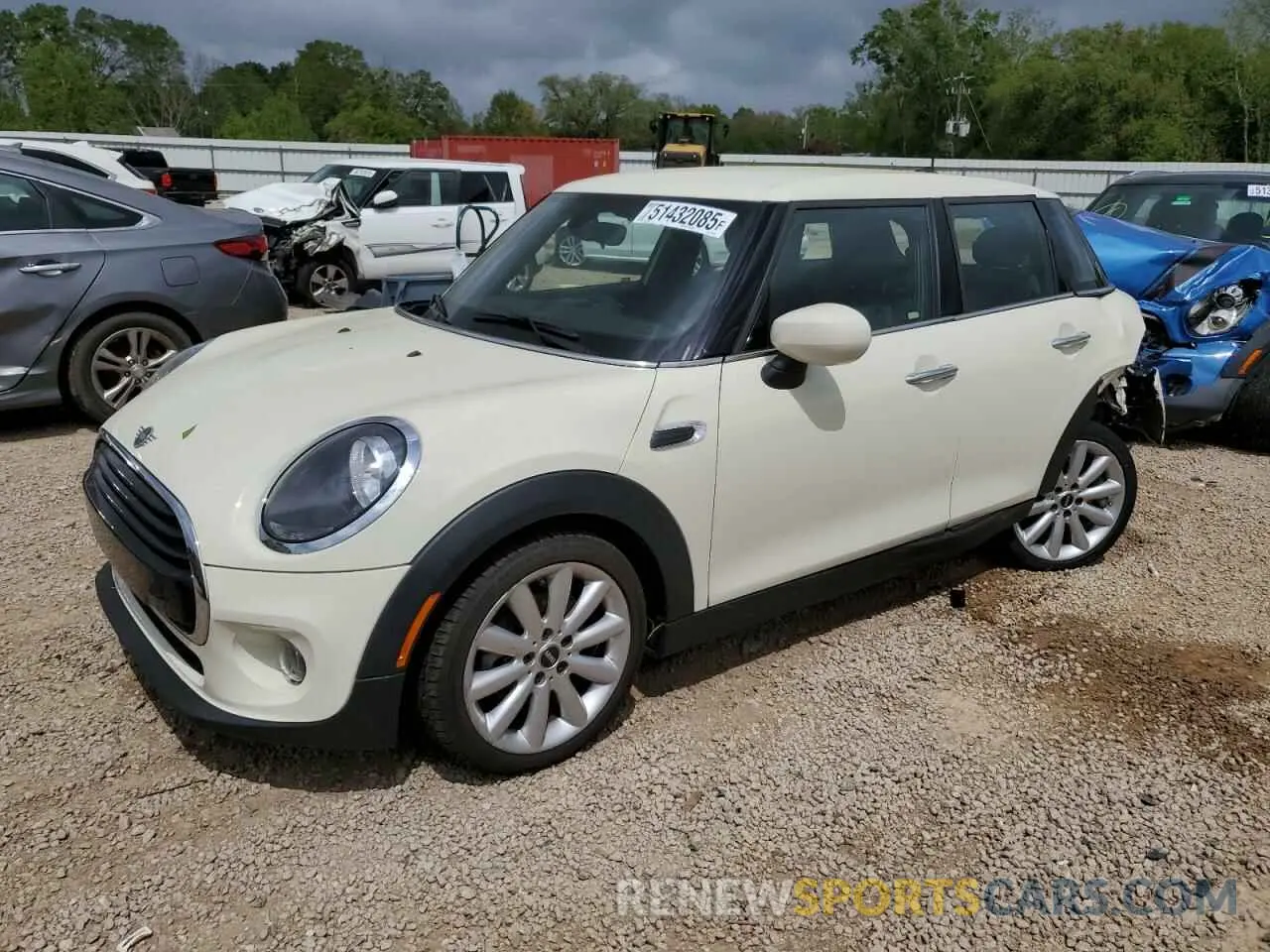 1 Photograph of a damaged car WMWXU7C02L2M73430 MINI COOPER 2020