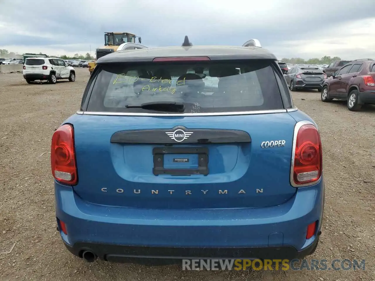 6 Photograph of a damaged car WMZYW5C03L3L13685 MINI COOPER 2020
