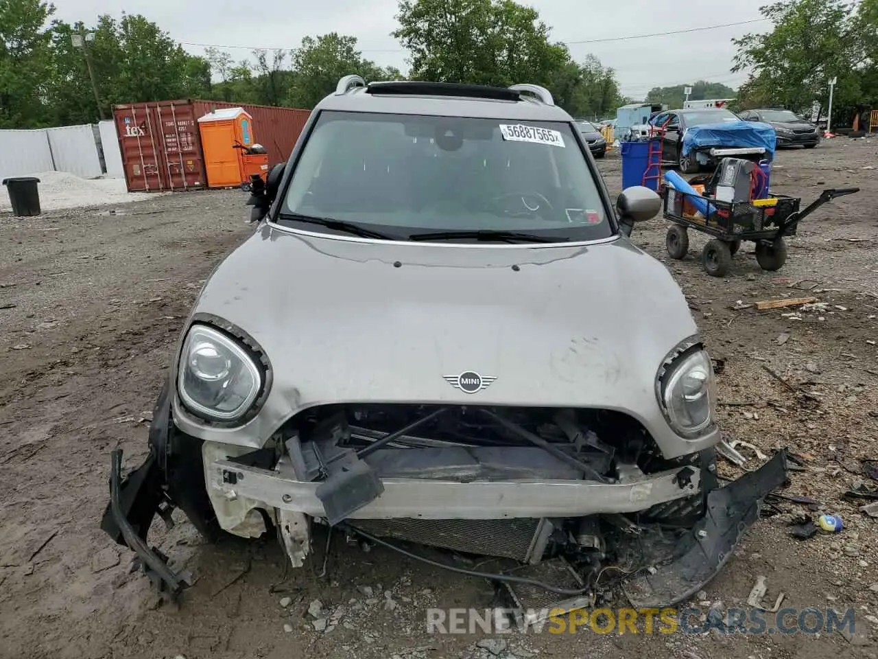 5 Photograph of a damaged car WMZYX1C02L3L13585 MINI COOPER 2020