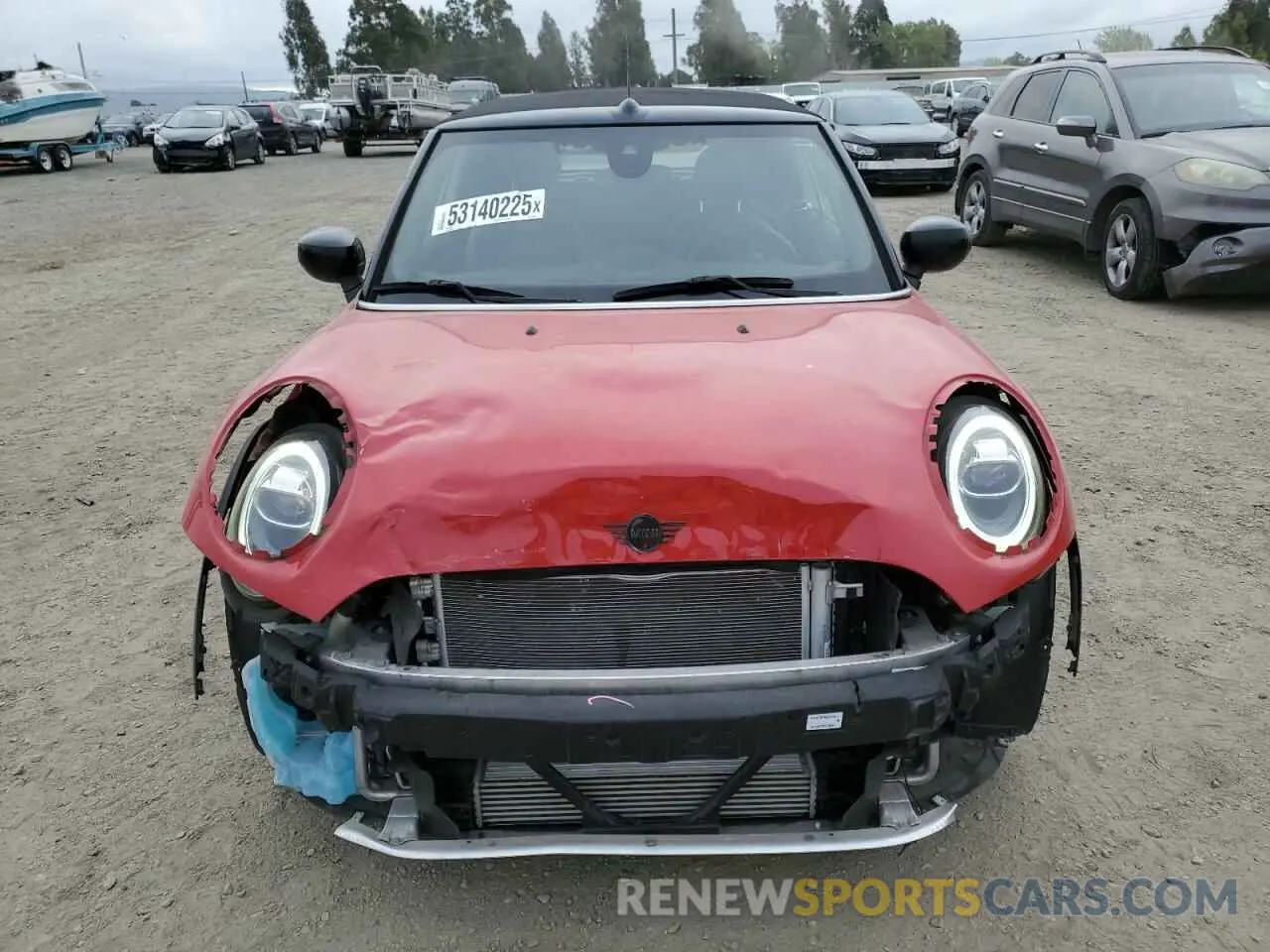 5 Фотография поврежденного автомобиля WMWWJ3C01M3M67417 MINI COOPER 2021
