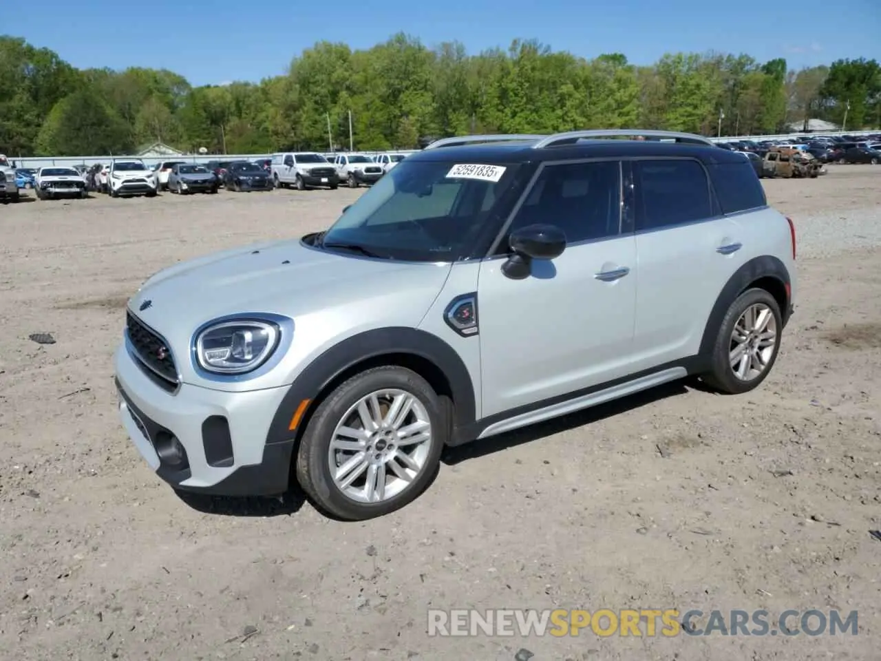 1 Фотография поврежденного автомобиля WMZ53BR0XM3M30408 MINI COOPER 2021