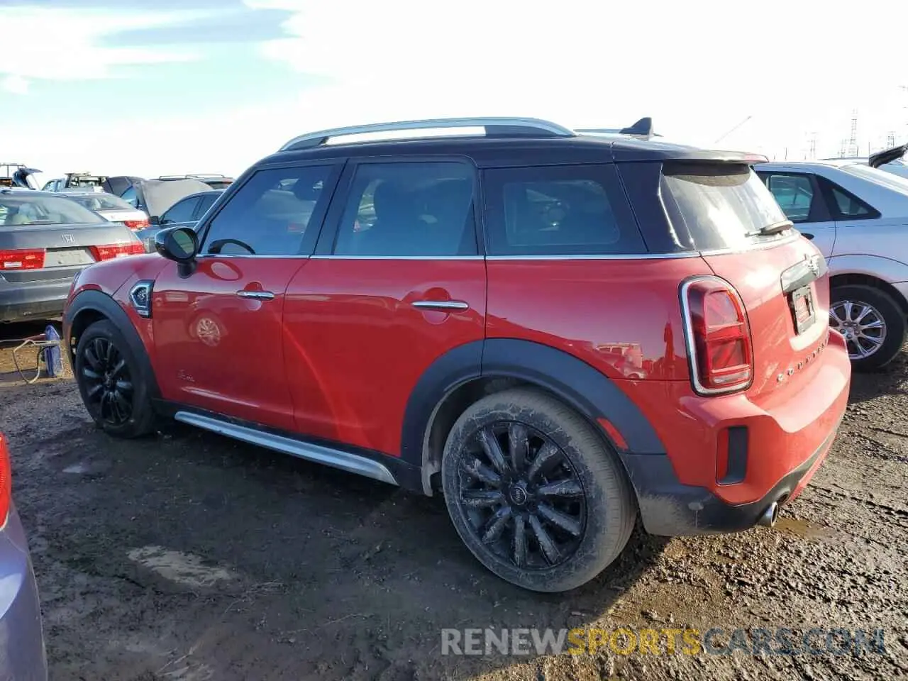 2 Photograph of a damaged car WMZ83BR05M3M80310 MINI COOPER 2021